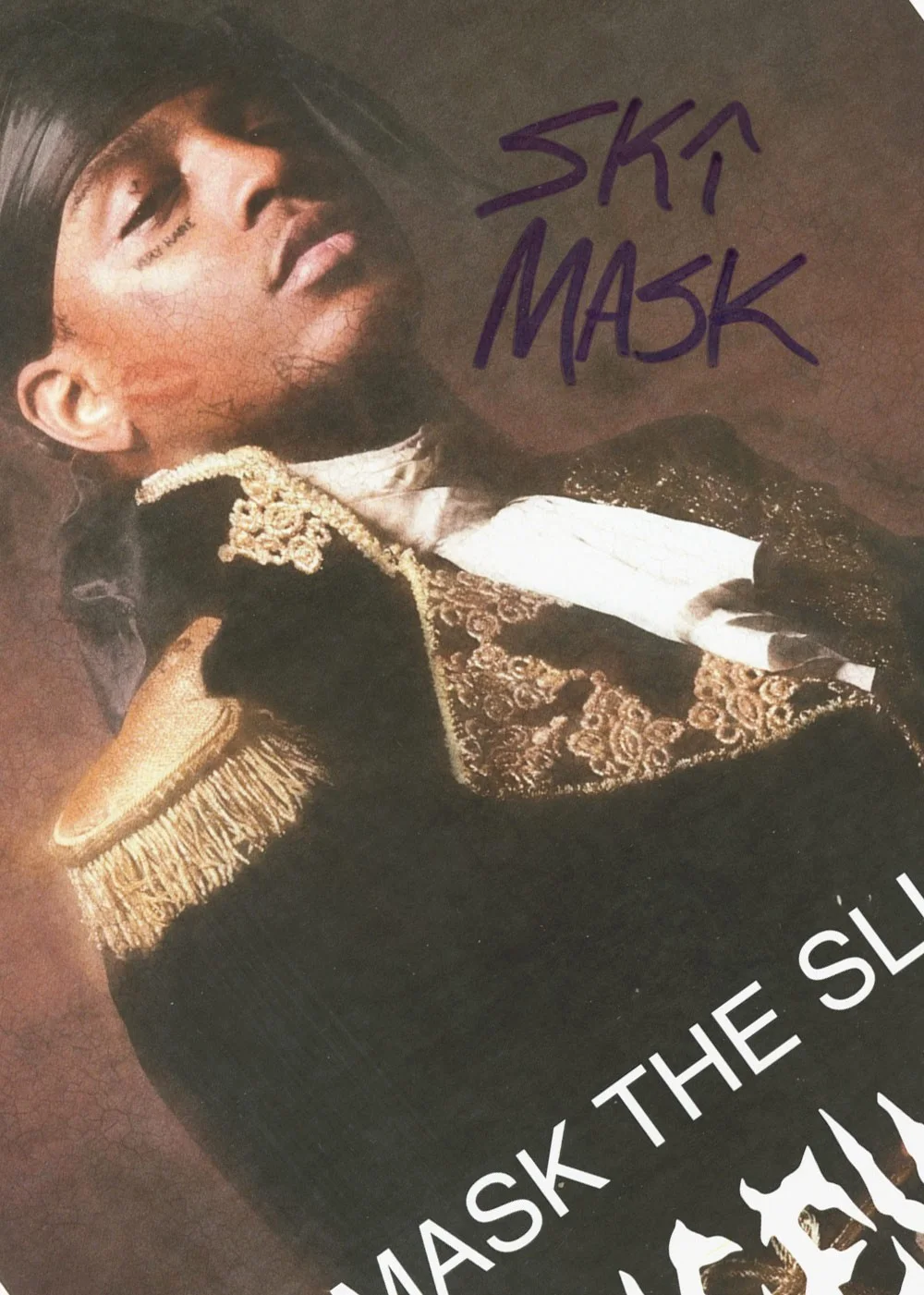 Ski Mask The Slump God autographed gig poster, image 2