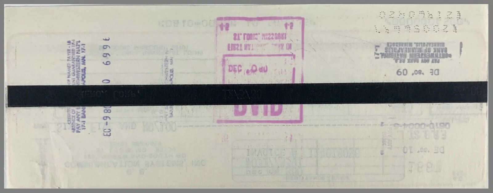 Chuck Berry RARE Signed Business Bank Check Beckett COA BAS PSA JSA ., image 3