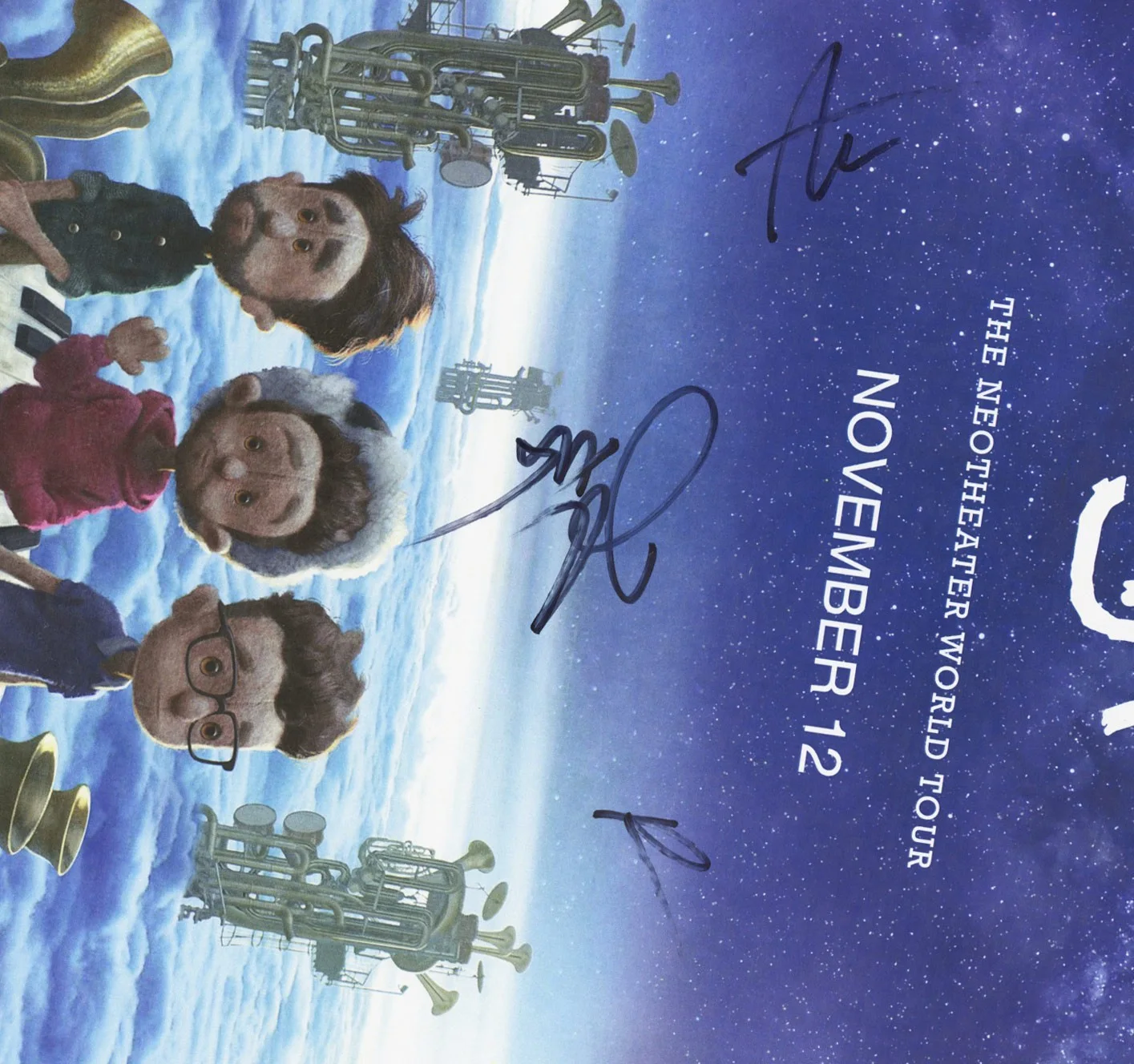 AJR autographed gig poster Jack Met, Adam Met and Ryan Met, изображение 2