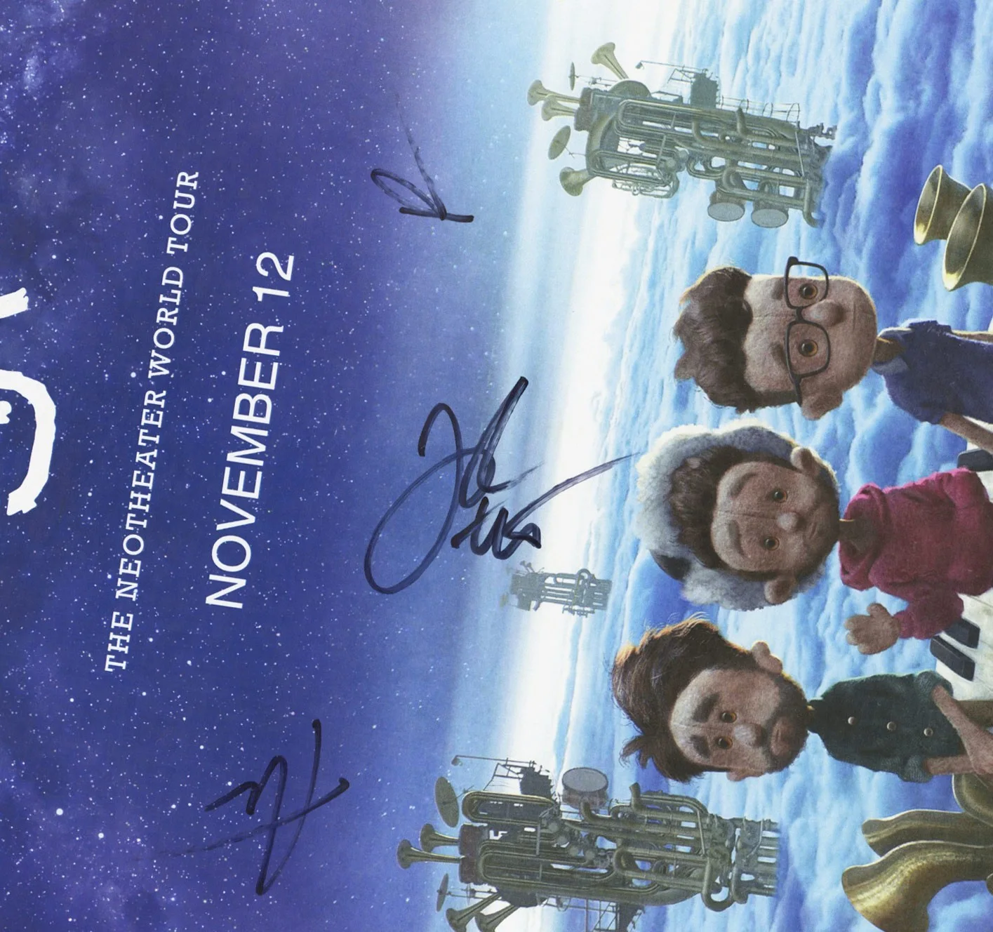 AJR autographed gig poster Jack Met, Adam Met and Ryan Met, изображение 3