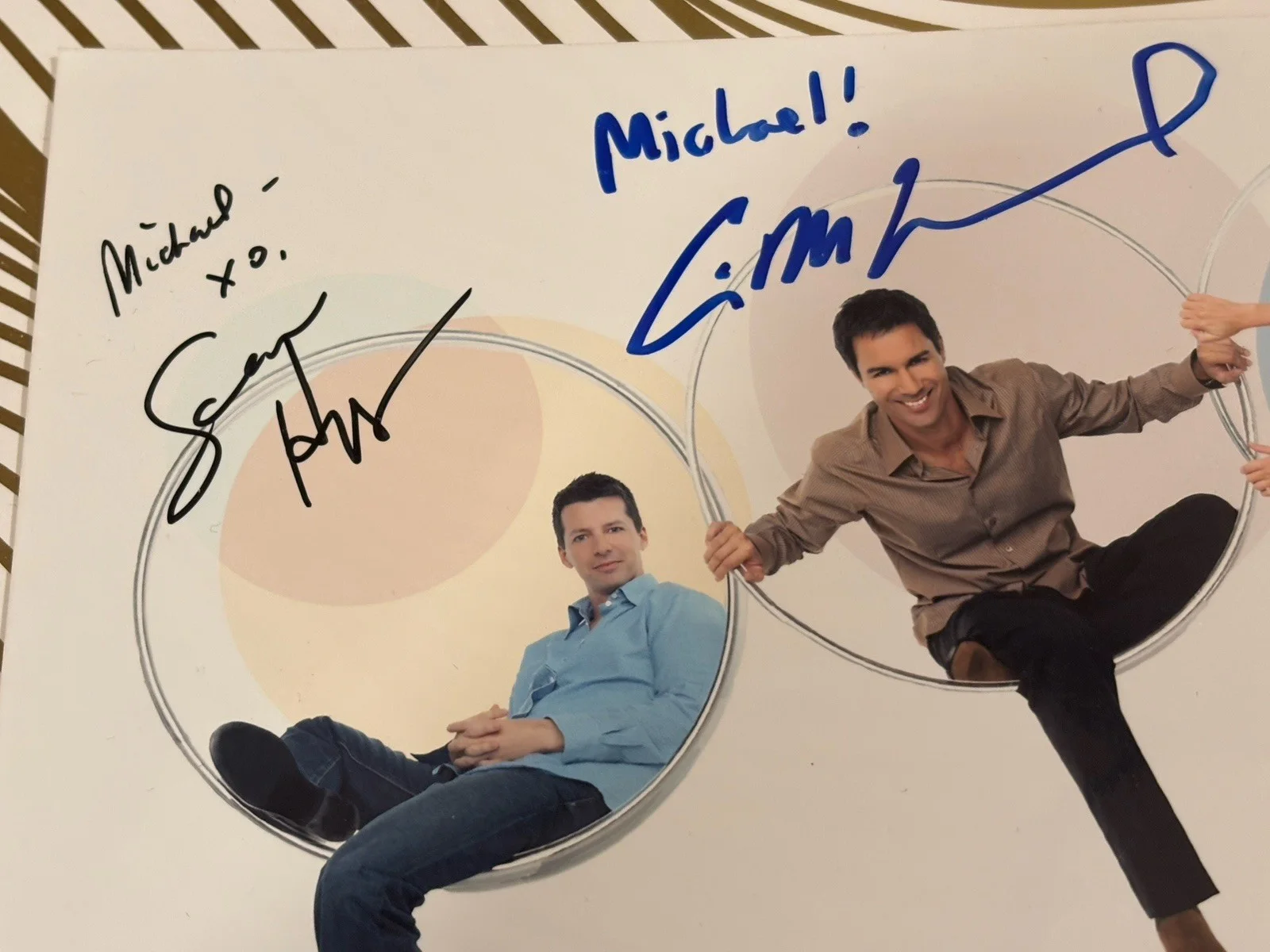 Will & Grace Photo - Messing McCormack Hayes Mullally Signed 1999, image 2
