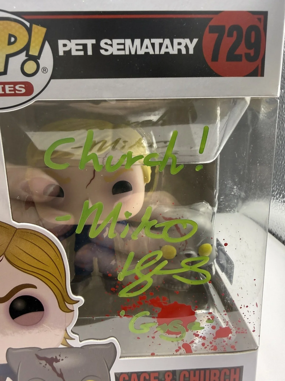 Miko Hughes — Miko Hughes Signed Funko POP! Pet Sematary - Gage & Church OCCM COA, изображение 5
