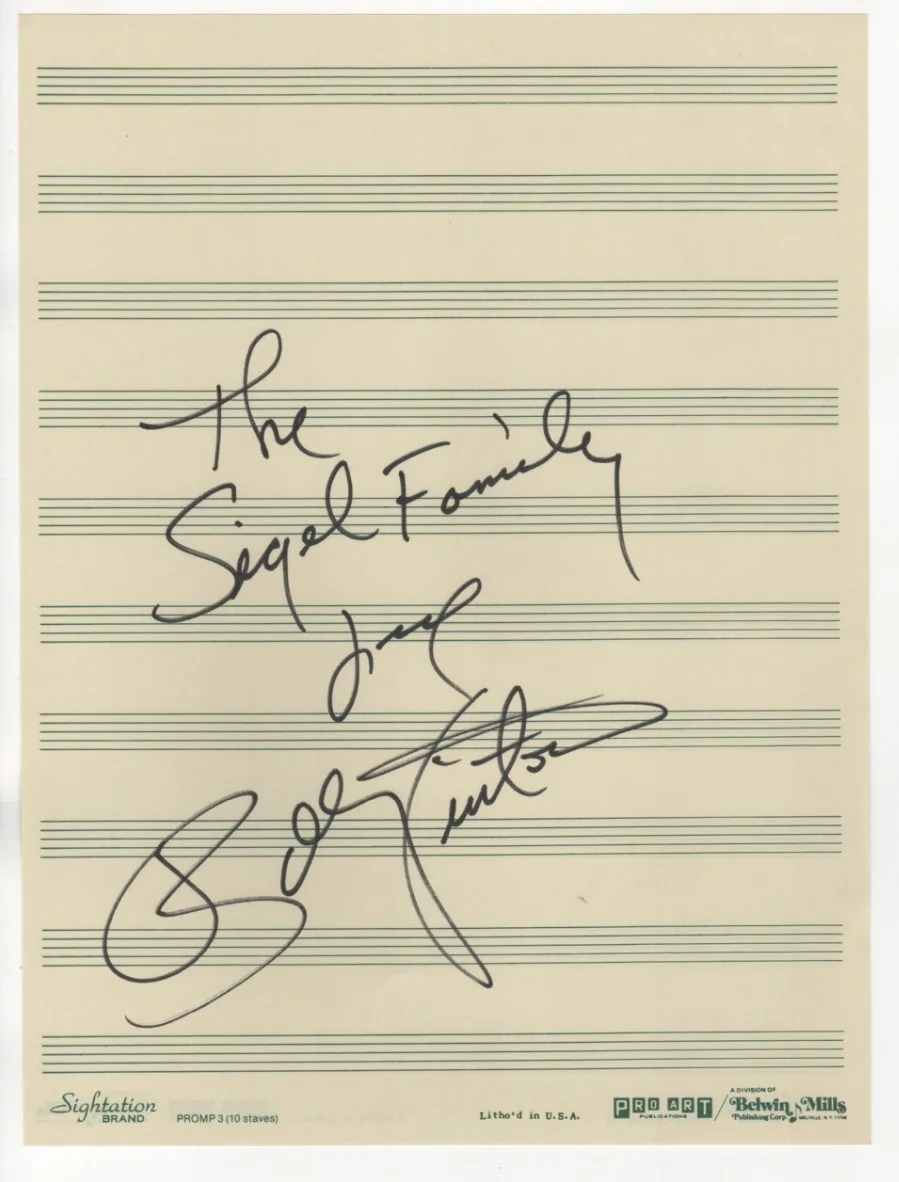 Bobby Vinton lot 2 signed inscribed items Music Polish Prince, image 4