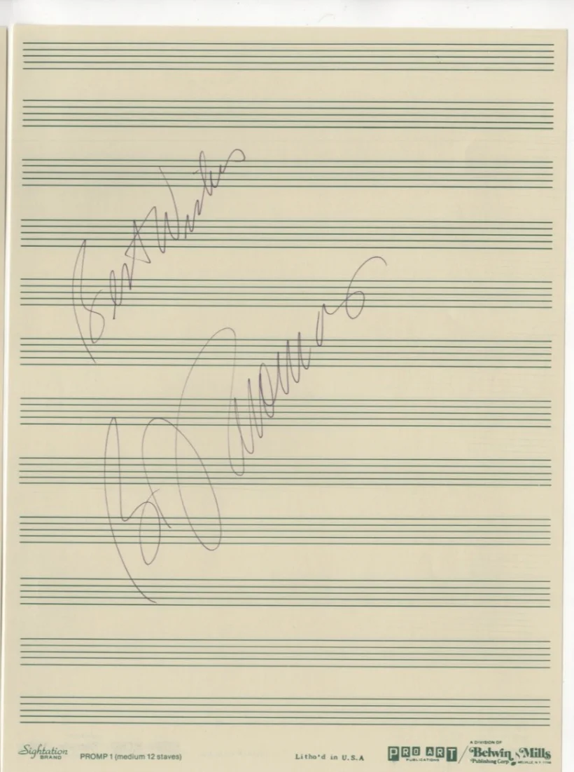 B.J. THOMAS lot 2 Signed inscribed items COUNTRY MUSIC LEGEND, image 2
