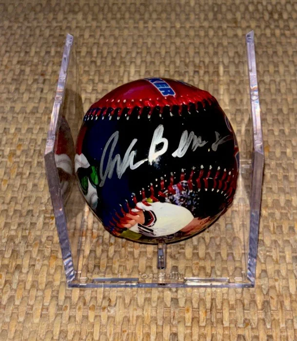 Corbin Bernsen — Corbin Bernsen SIGNED “Dorn" Insc Major League Movie Special Edition Baseball