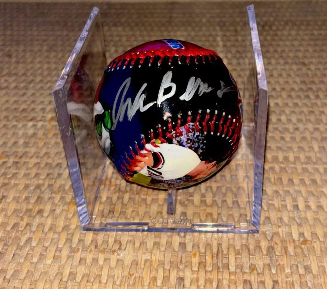 Corbin Bernsen — Corbin Bernsen SIGNED “Dorn" Insc Major League Movie Special Edition Baseball, изображение 2