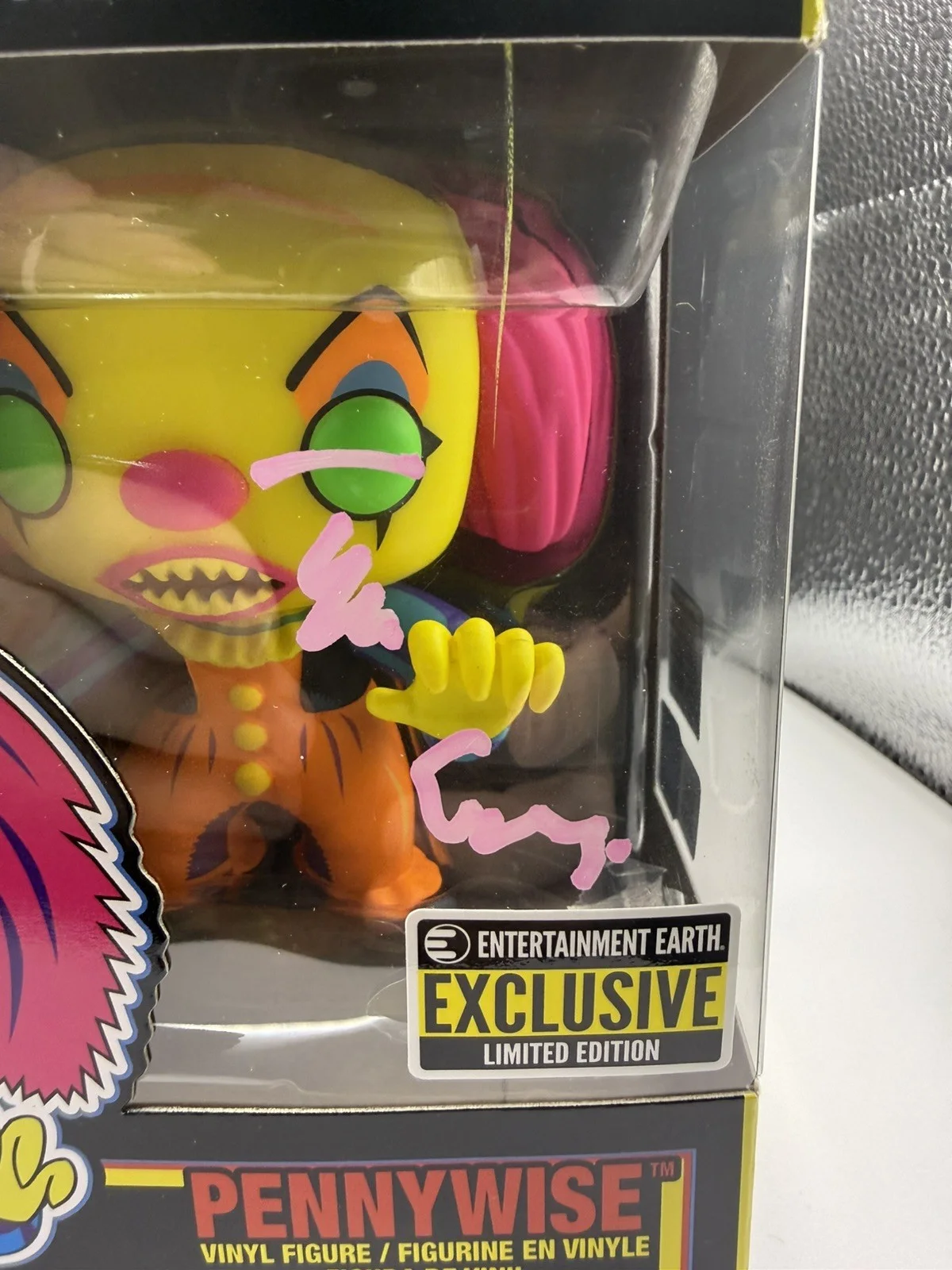 Tim Curry — Tim Curry Signed/Autographed It Pennywise Funko Pop! OCCM & Curry Hologram COA, изображение 5