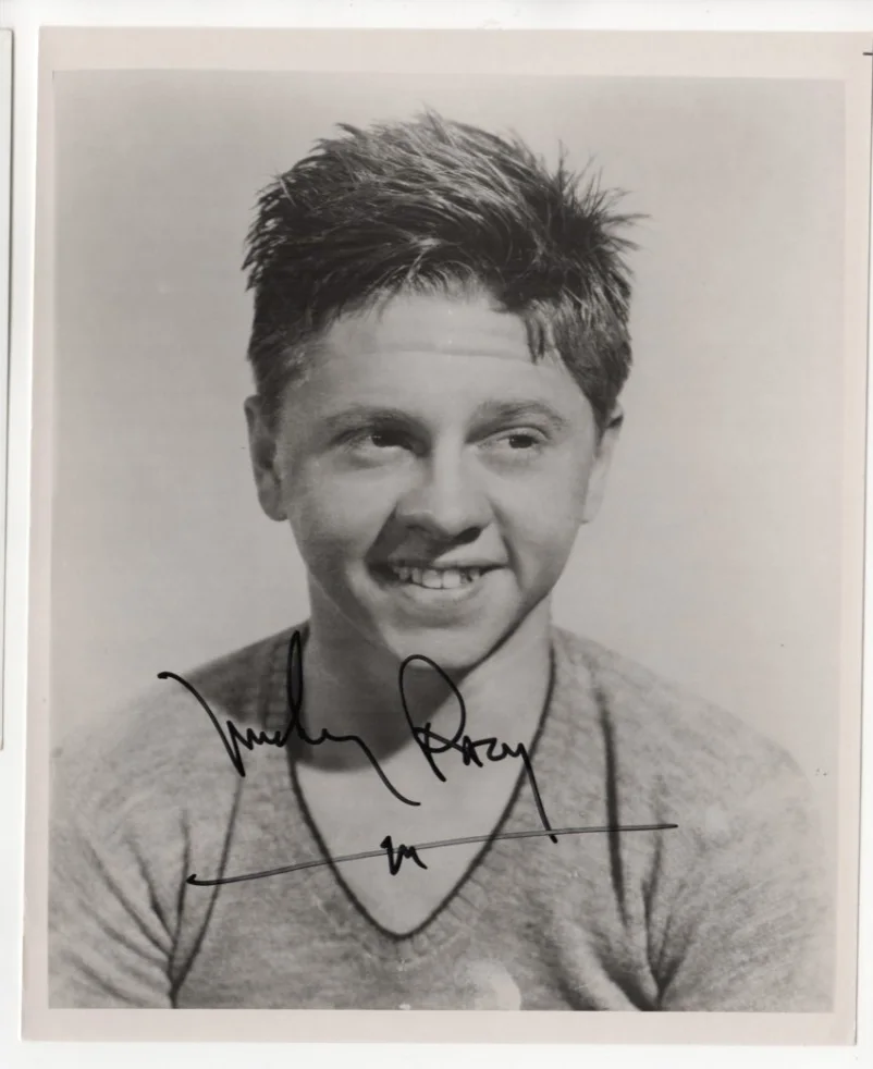 Mickey Rooney — MICKEY ROONEY lot 2 signed 8x10" and 5x7" photos, изображение 3