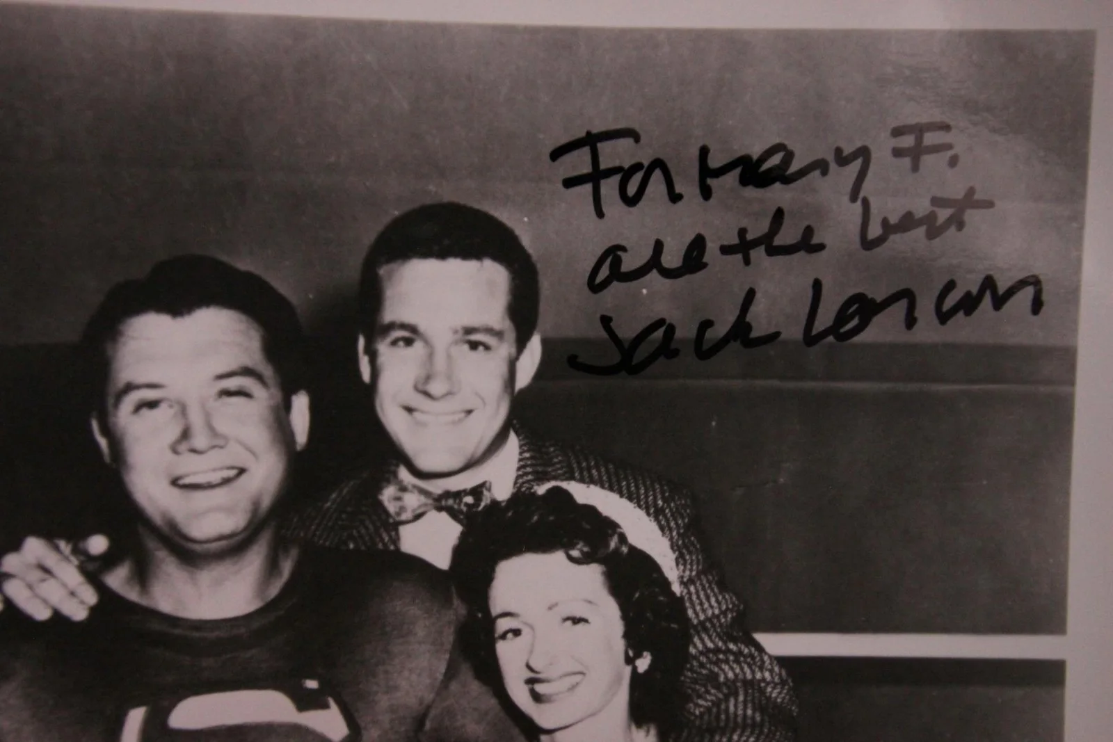 Jack Larson — JACK LARSON (1928-2015) (ADVENTURES OF SUPERMAN) AUTOGRAPH PHOTO~, image 2