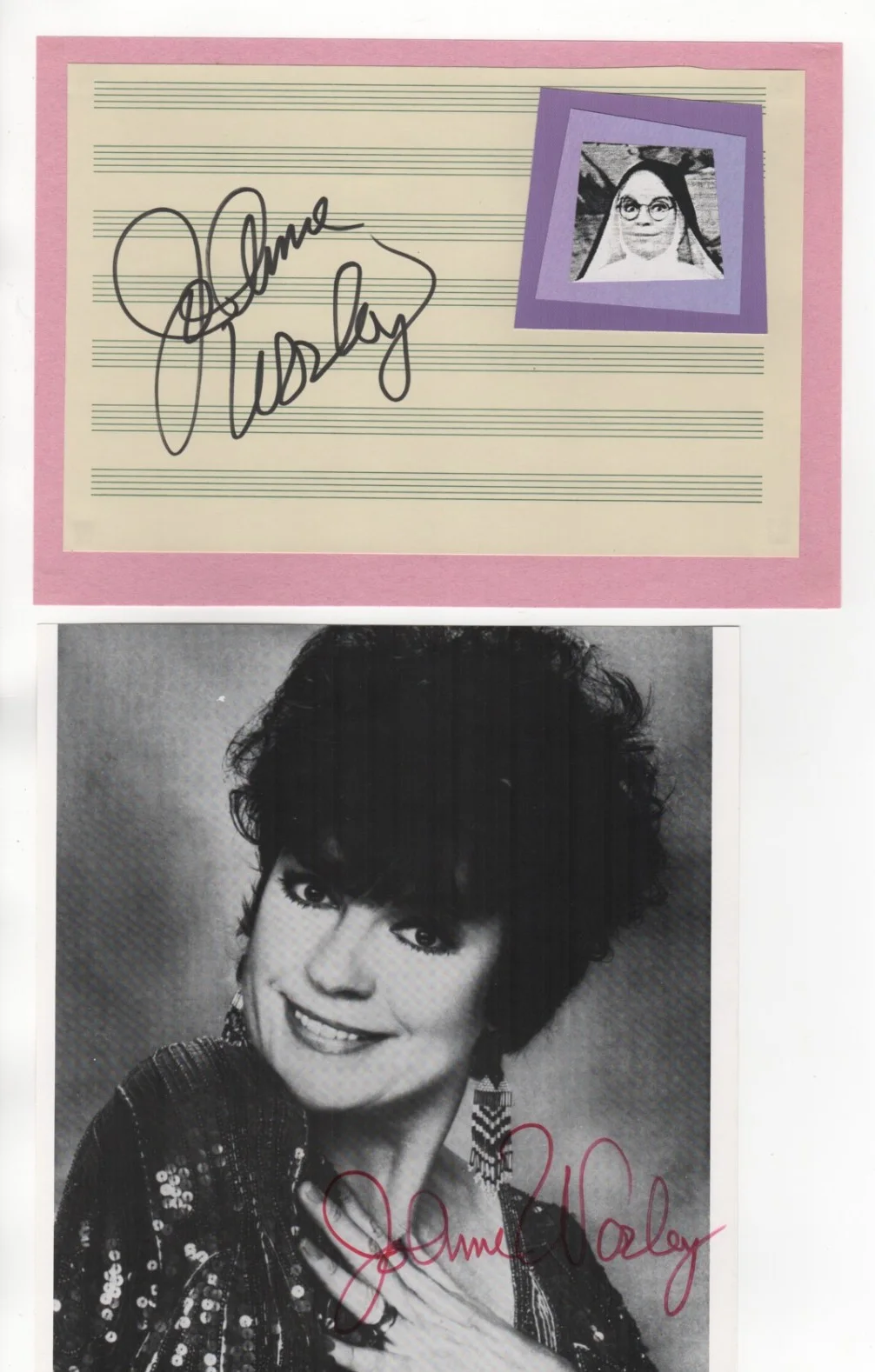 Jo Anne Worley — JO ANNE WORLEY lot 2 hand Signed Autographed LEGEND COMIC - LAUGH IN