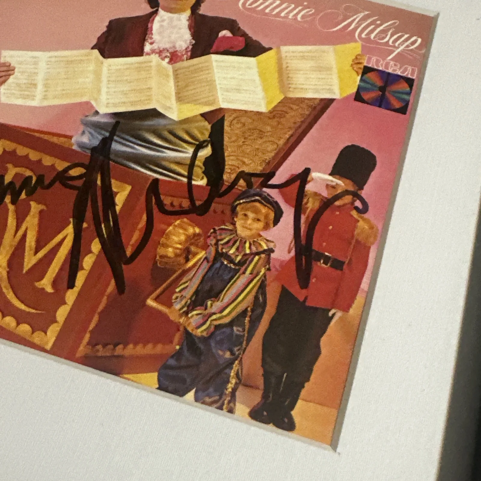 Ronnie Milsap Christmas with Ronnie Milsap Signed CD Framed Autographed Country, изображение 4