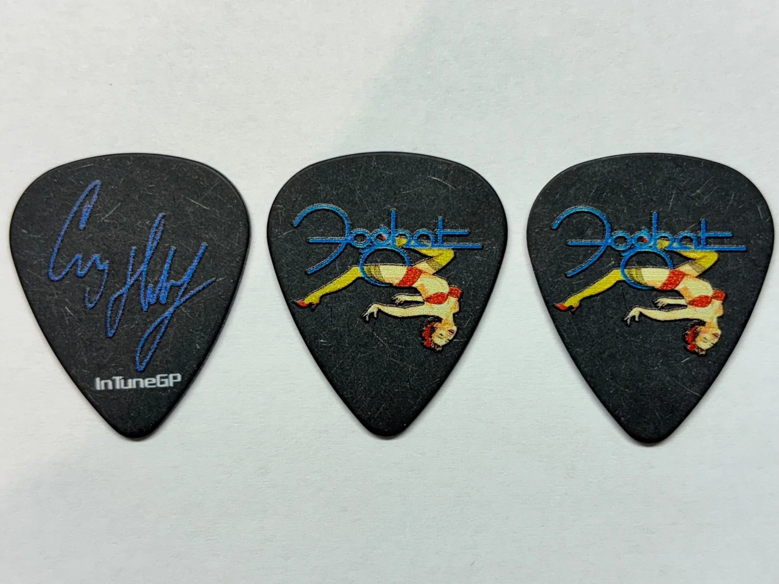 FOGHAT - 2017 "Live at the Belly Up" 3 Guitar Pick Set (Craig, Charlie & Bryan), image 2