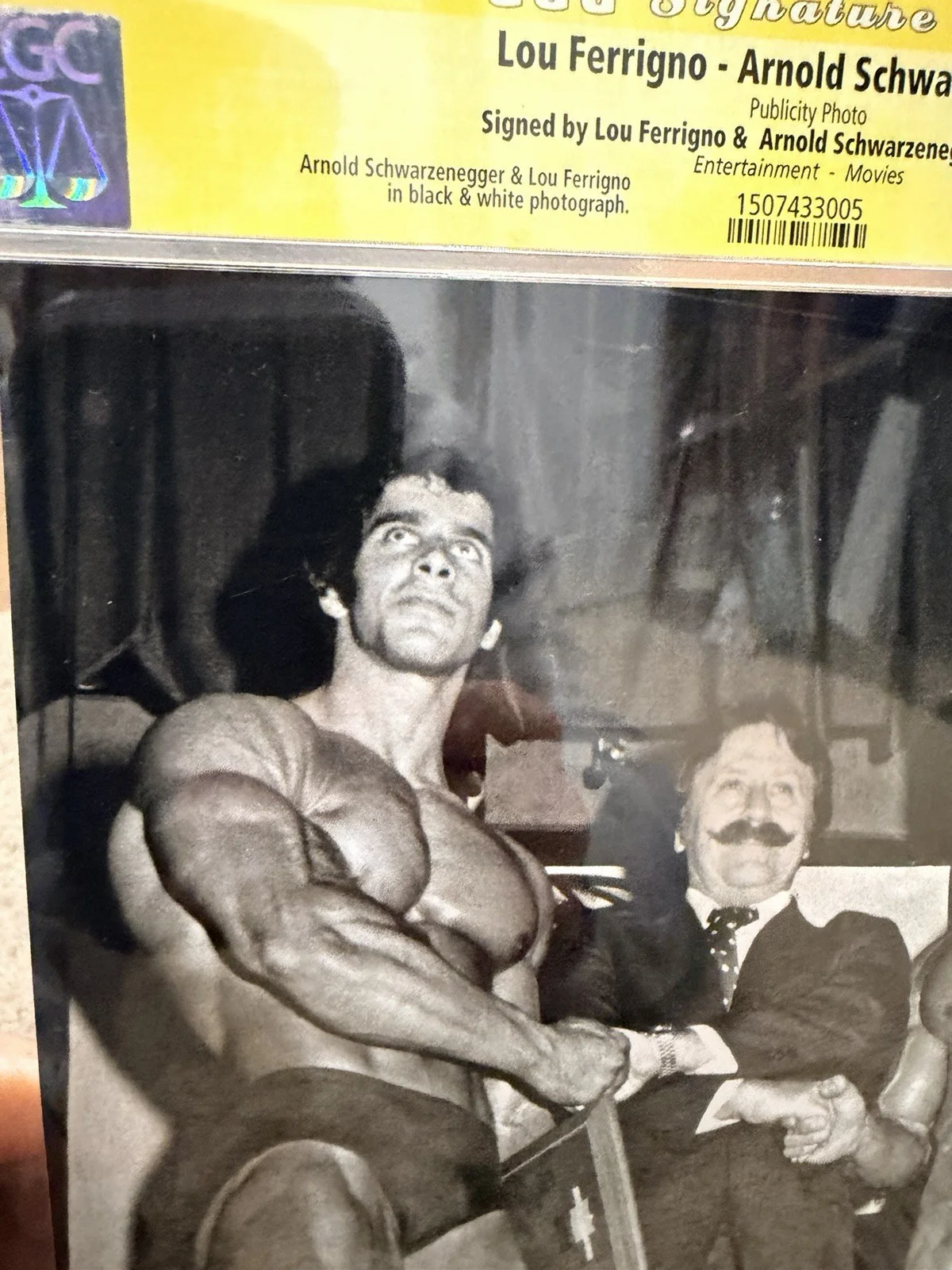 Arnold Schwarzenegger, Lou Ferrigno — Arnold Schwarzenegger and Lou Ferrigno Signed Photo (8x10) - CGC Authenticated, изображение 4