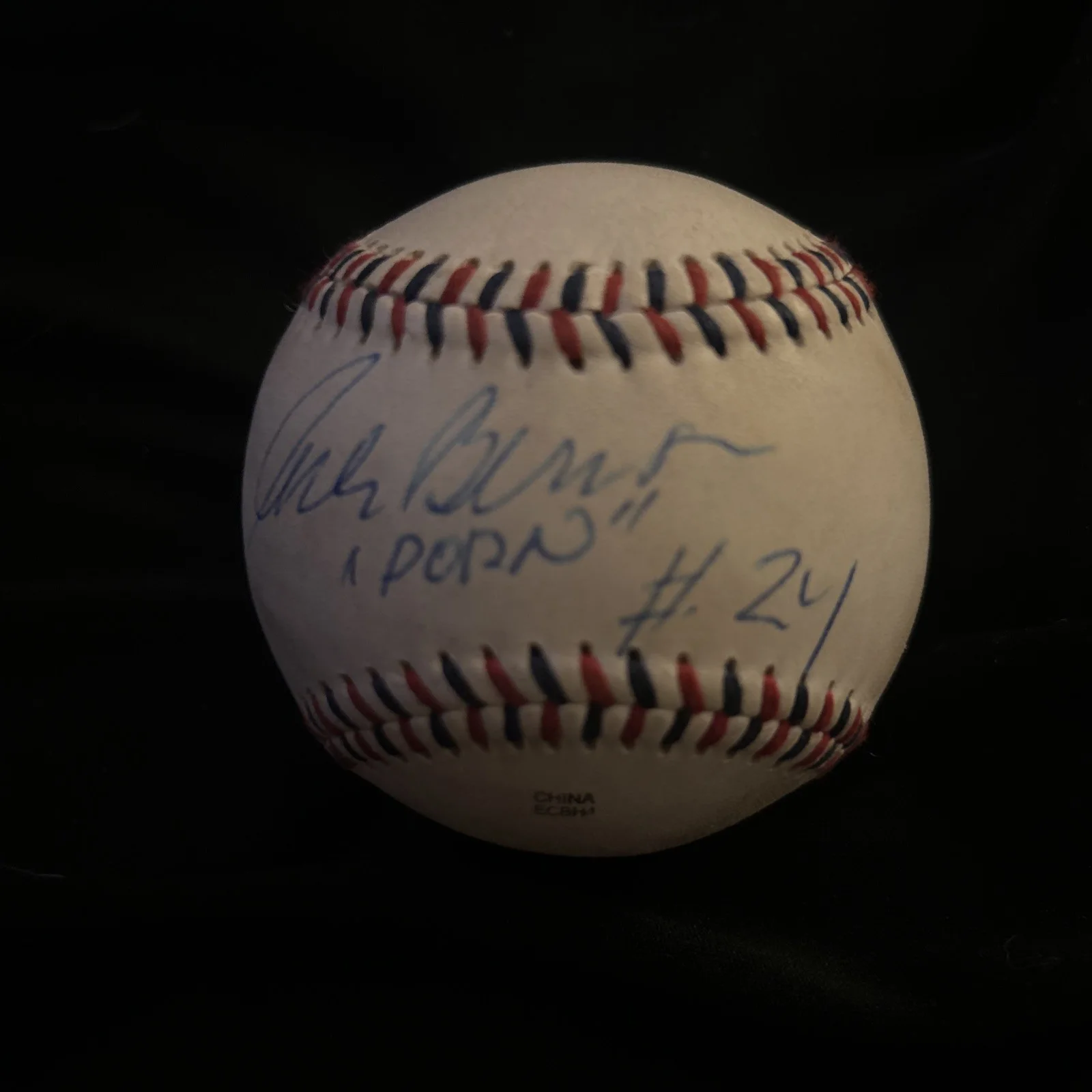 Corbin Bernsen — Roger Dorn, Corbin Bernsen Signed Baseball. Major League Movie