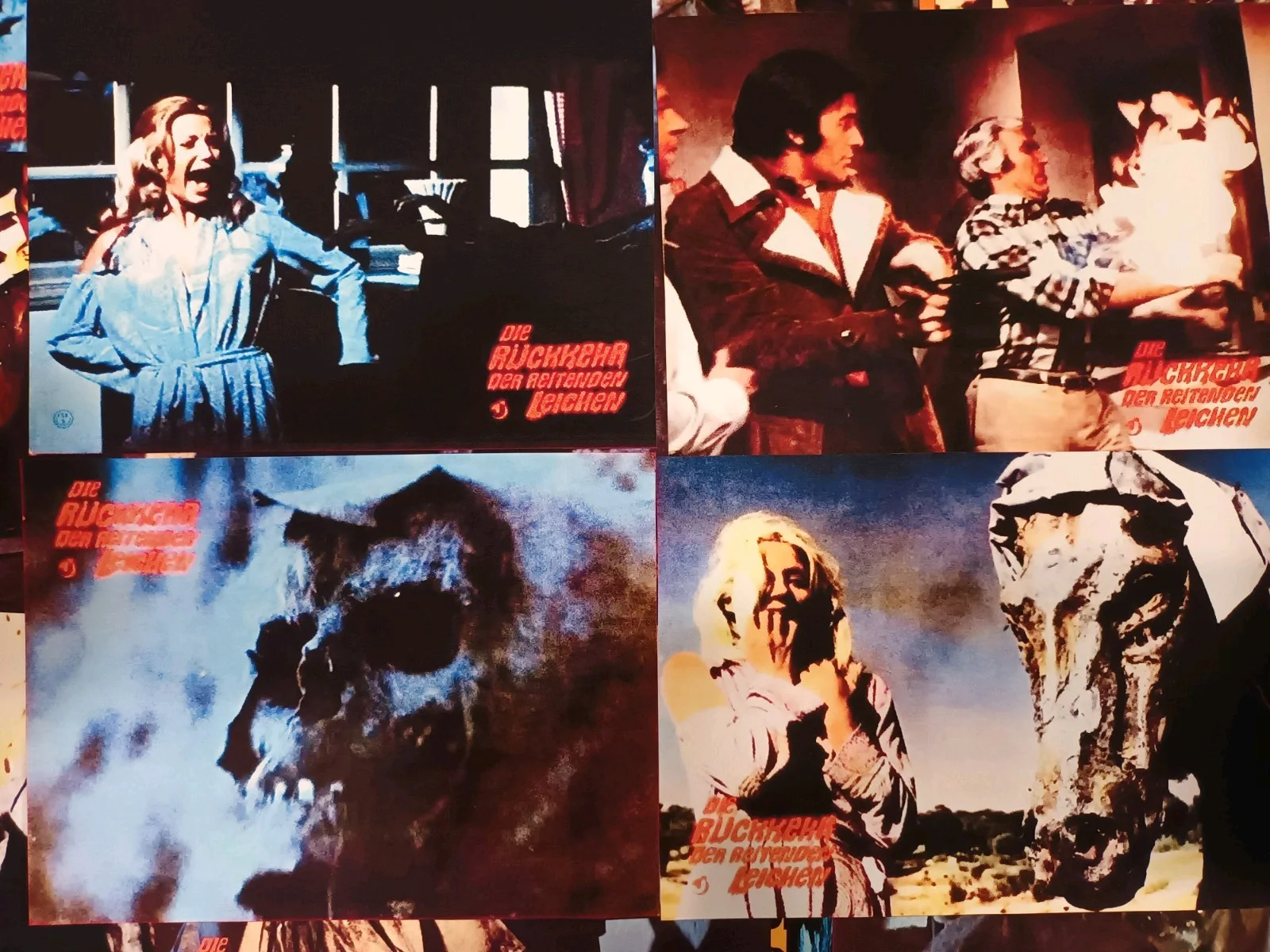 Return Of the Evil Dead: The Blind Dead 2. 18 German matt finish 7x5.5ins. New., image 3