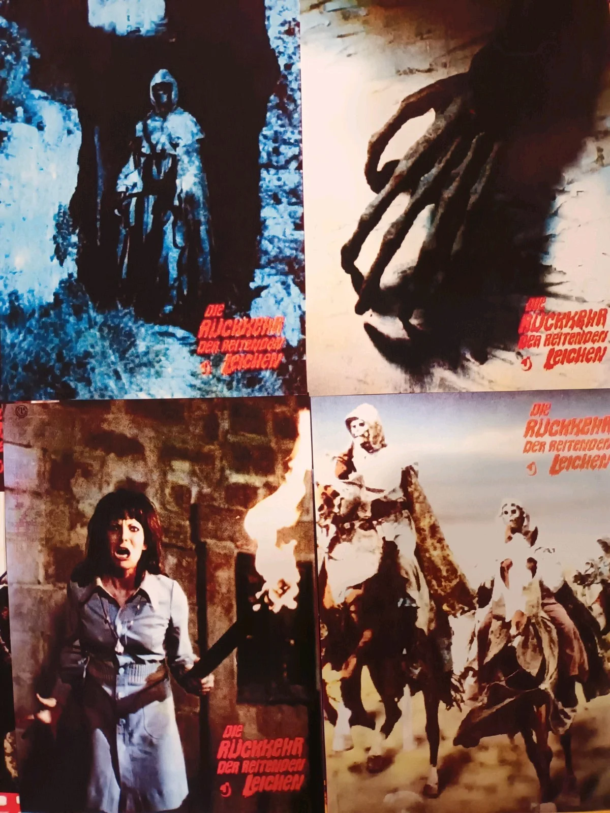 Return Of the Evil Dead: The Blind Dead 2. 18 German matt finish 7x5.5ins. New., image 5