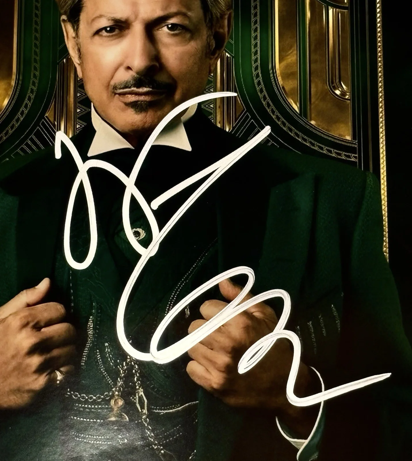 JEFF GOLDBLUM SIGNED 8x10 Photo JSA COA WICKED the Wizard, изображение 3