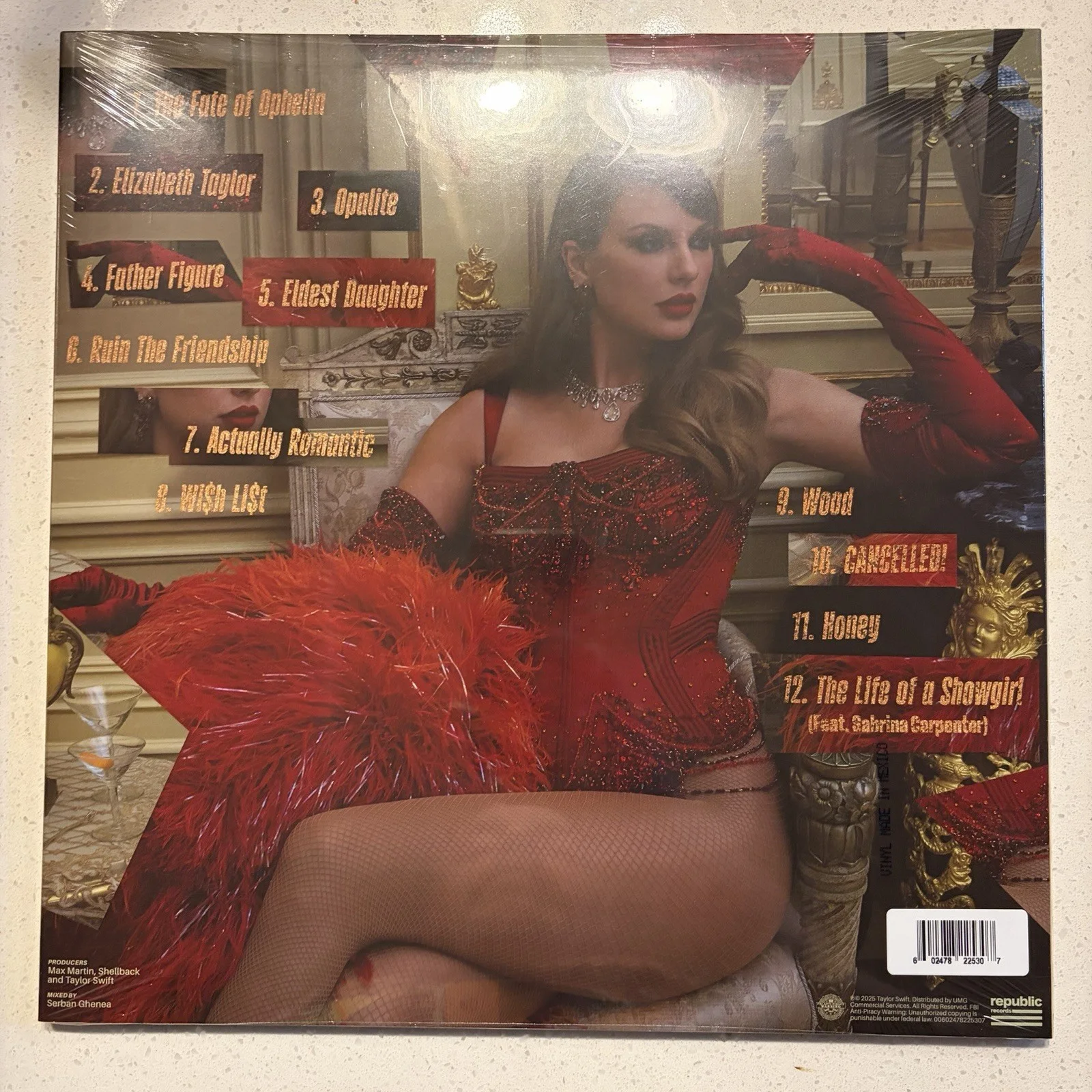 Taylor Swift LIFE OF A SHOWGIRL GOLDEN BOUQUET Vinyl Sealed NEW IN HAND, изображение 2