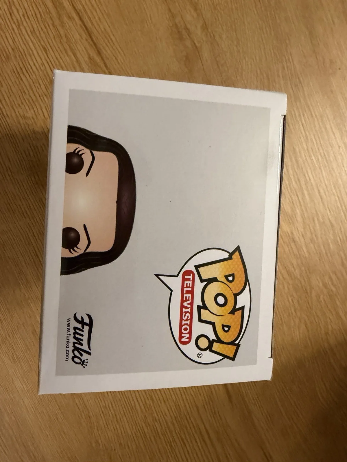 Angelica Huston signed Funko Pop 809 Morticia Addams OCCM COA, image 2