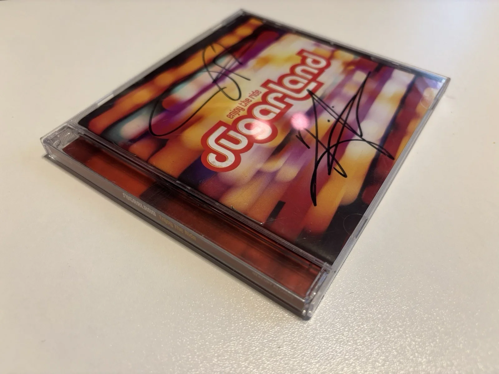Sugarland Enjoy The Ride CD Signed Autographed Jennifer Nettles Kristian No COA, изображение 3