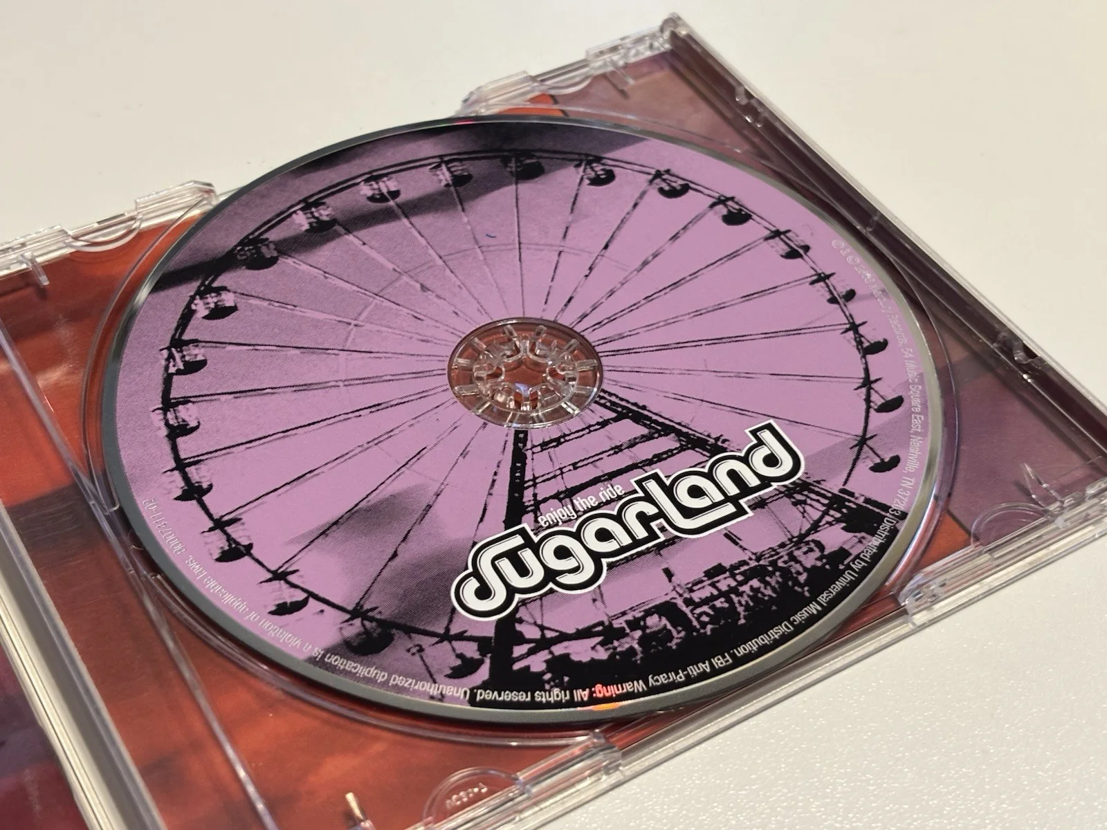 Sugarland Enjoy The Ride CD Signed Autographed Jennifer Nettles Kristian No COA, изображение 5
