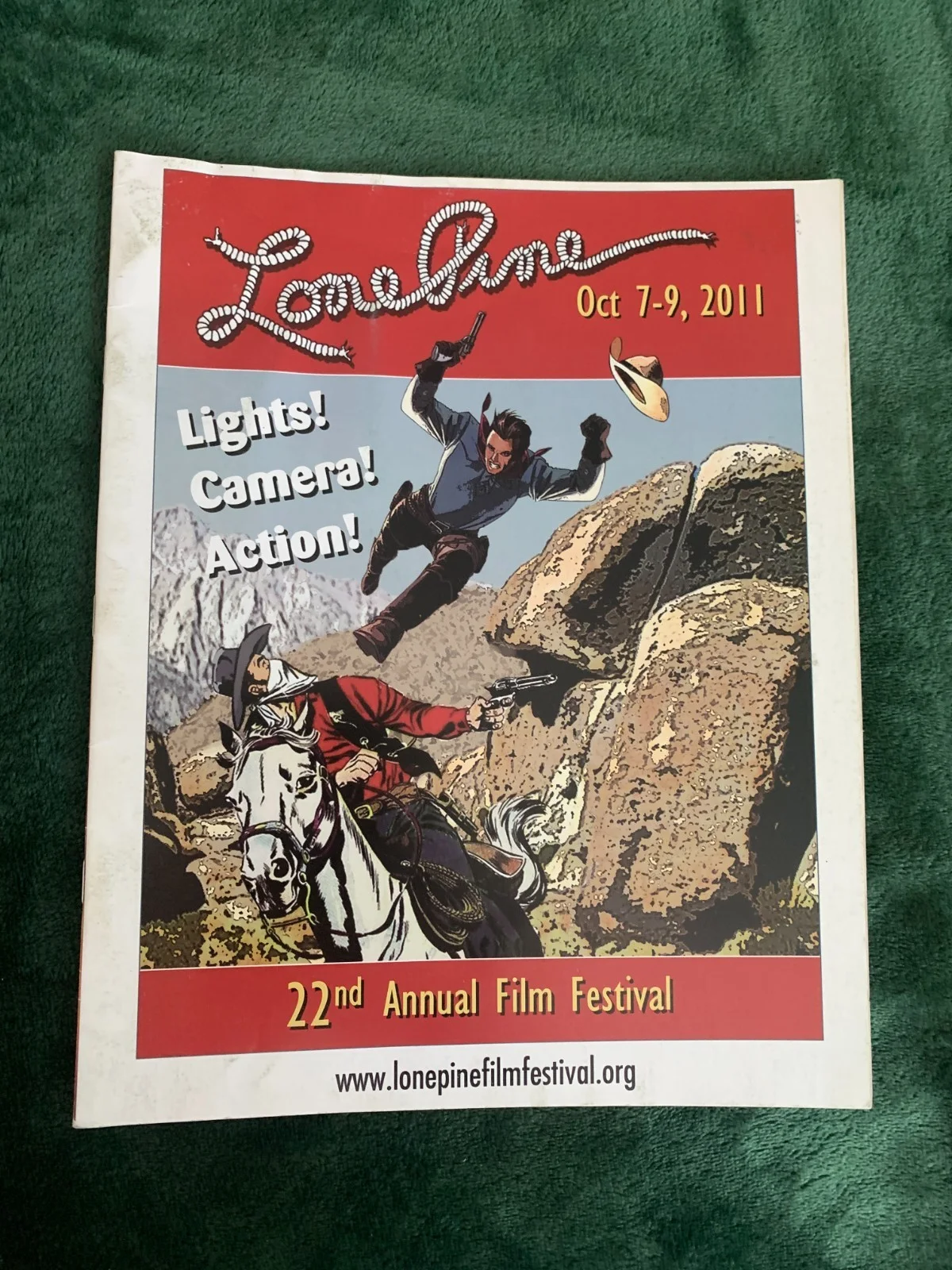 Anne-marie Johnson — 2011 Vintage Lone Pine film festival program + Anne-Marie Johnson signed page, image 3