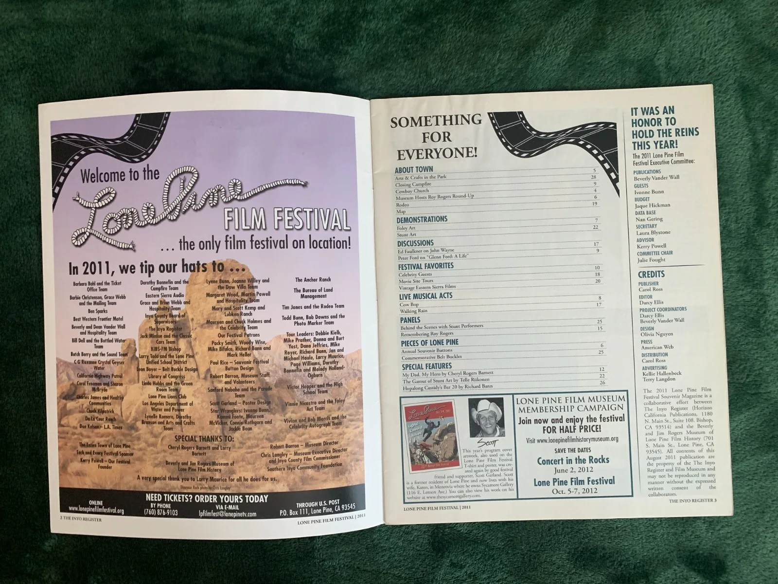 Anne-marie Johnson — 2011 Vintage Lone Pine film festival program + Anne-Marie Johnson signed page, image 4