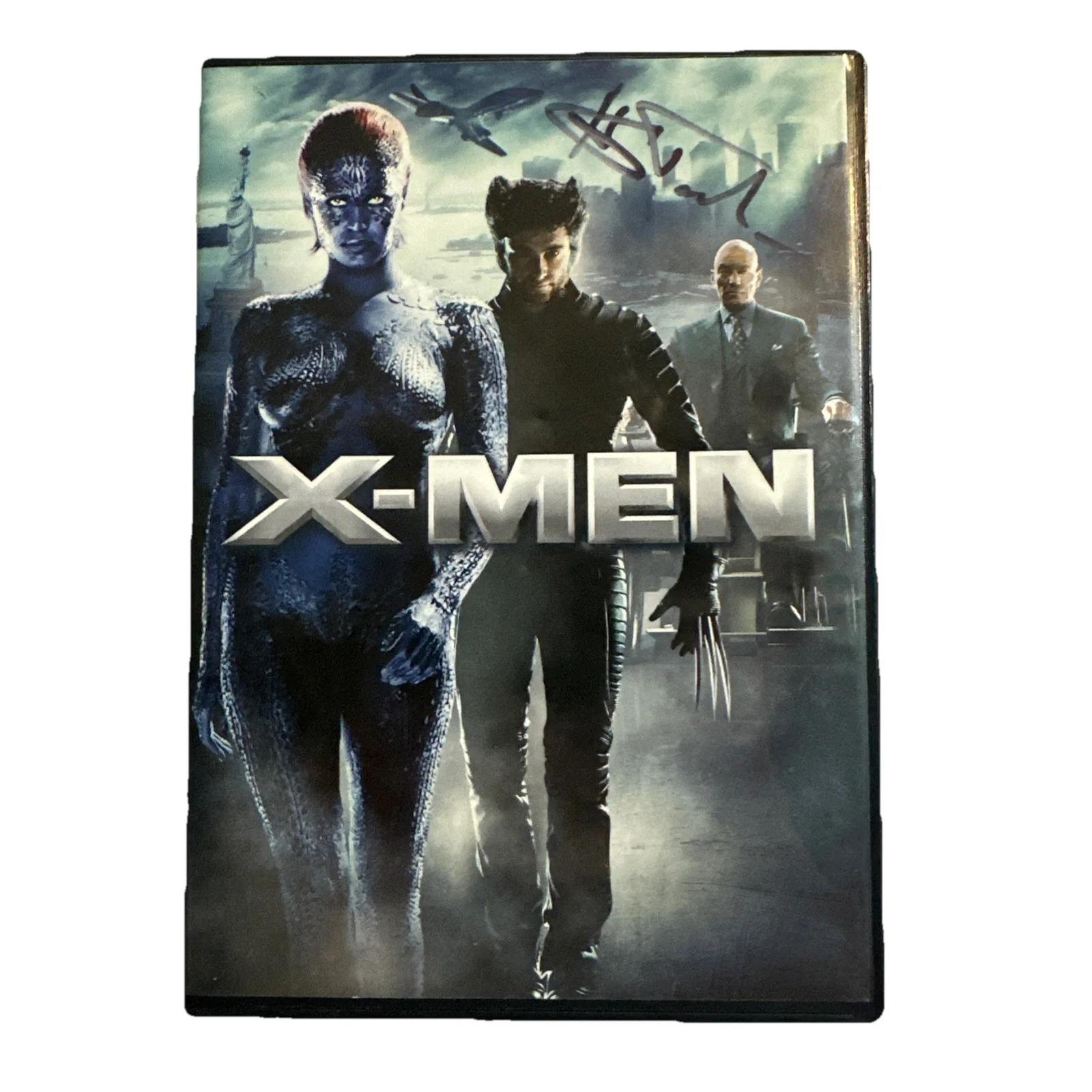 Hugh Jackman — Hugh Jackman Signed X-Men DVD 2000 Autographed Marvel Movie Collectible