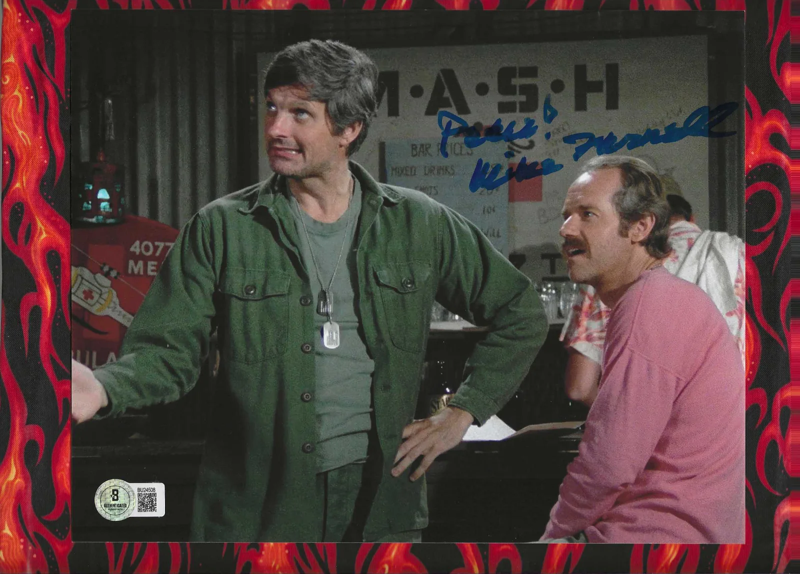 Mike Farrell — M*A*S*H Army Doctor Captain B.J. Hunnicutt Mike Farrell Signed 8x10 Photo (BAS), изображение 4