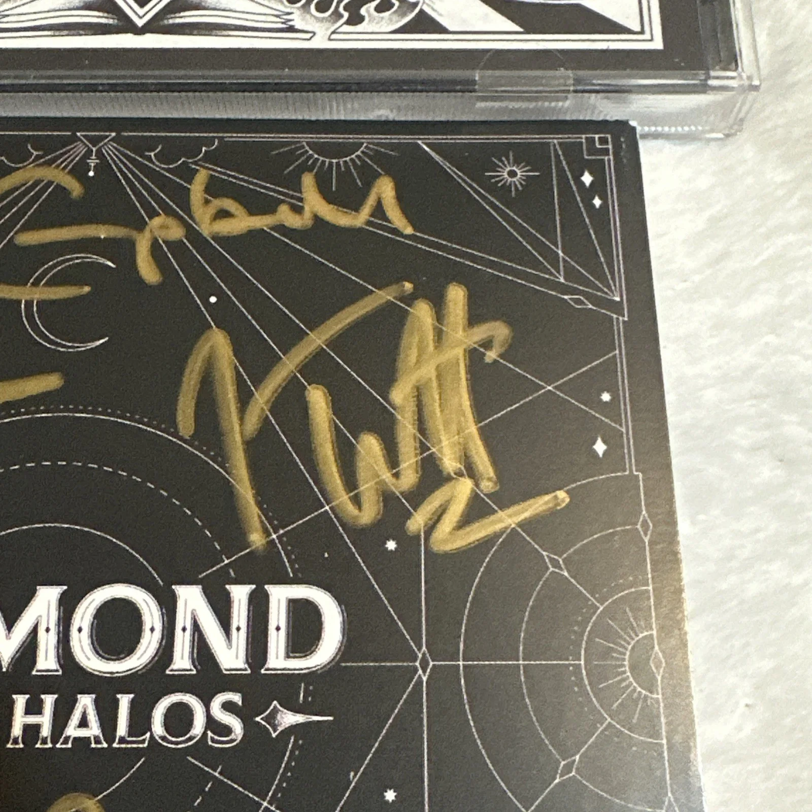 Def Leppard Diamond Star Halos CD Signed Art Card Autographed Rock Collectible, image 4