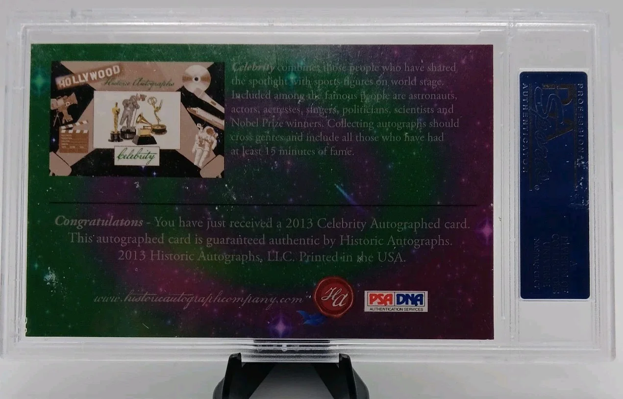 Mel Blanc — Mel Blanc signed Cut PSA DNA Slab Bugs Bunny Auto Looney Toons Autograph, image 2