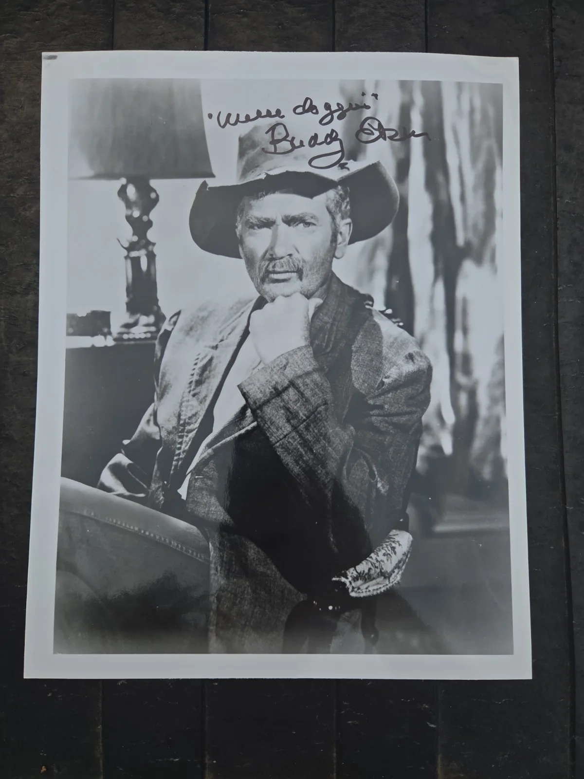 The Beverly Hillbillies Buddy Ebsen Authentic Signed 8 x 10 Black & White Photo, image 2