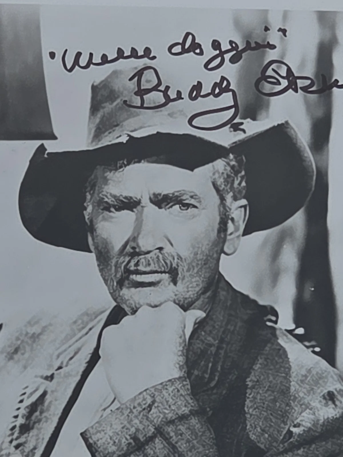 The Beverly Hillbillies Buddy Ebsen Authentic Signed 8 x 10 Black & White Photo, image 3