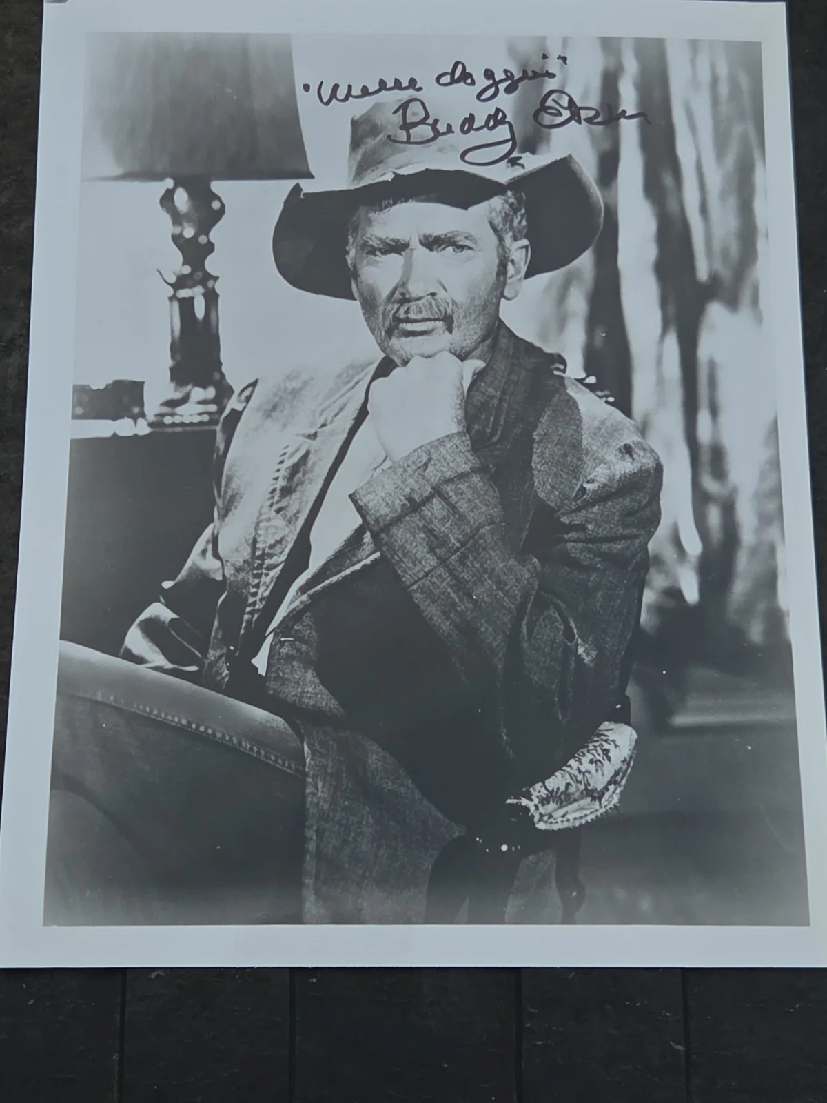 The Beverly Hillbillies Buddy Ebsen Authentic Signed 8 x 10 Black & White Photo, image 5