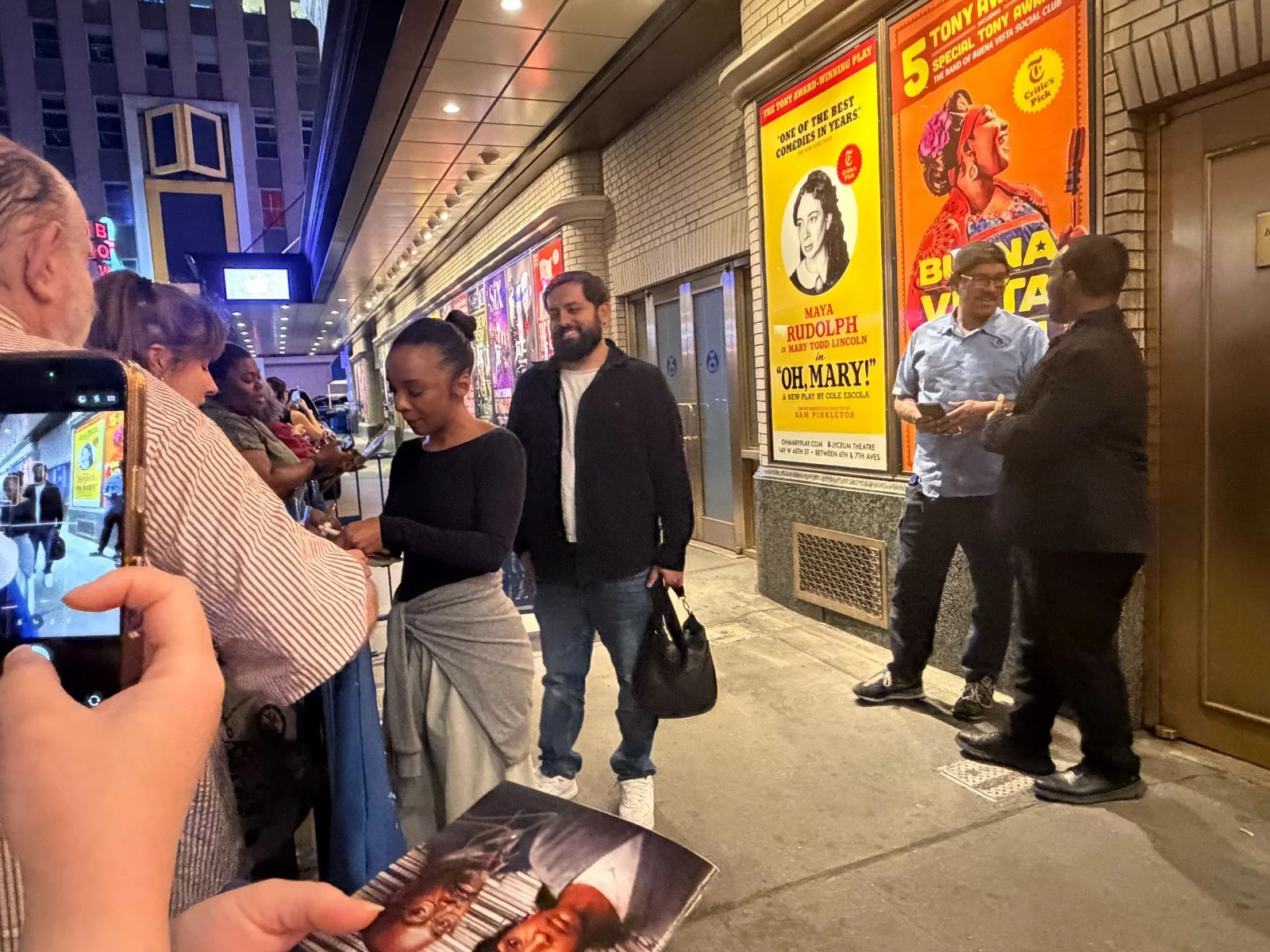 Don Cheadle Ayo Edebiri Proof Cast Signed Broadway Playbill The Bear Marvel, image 3