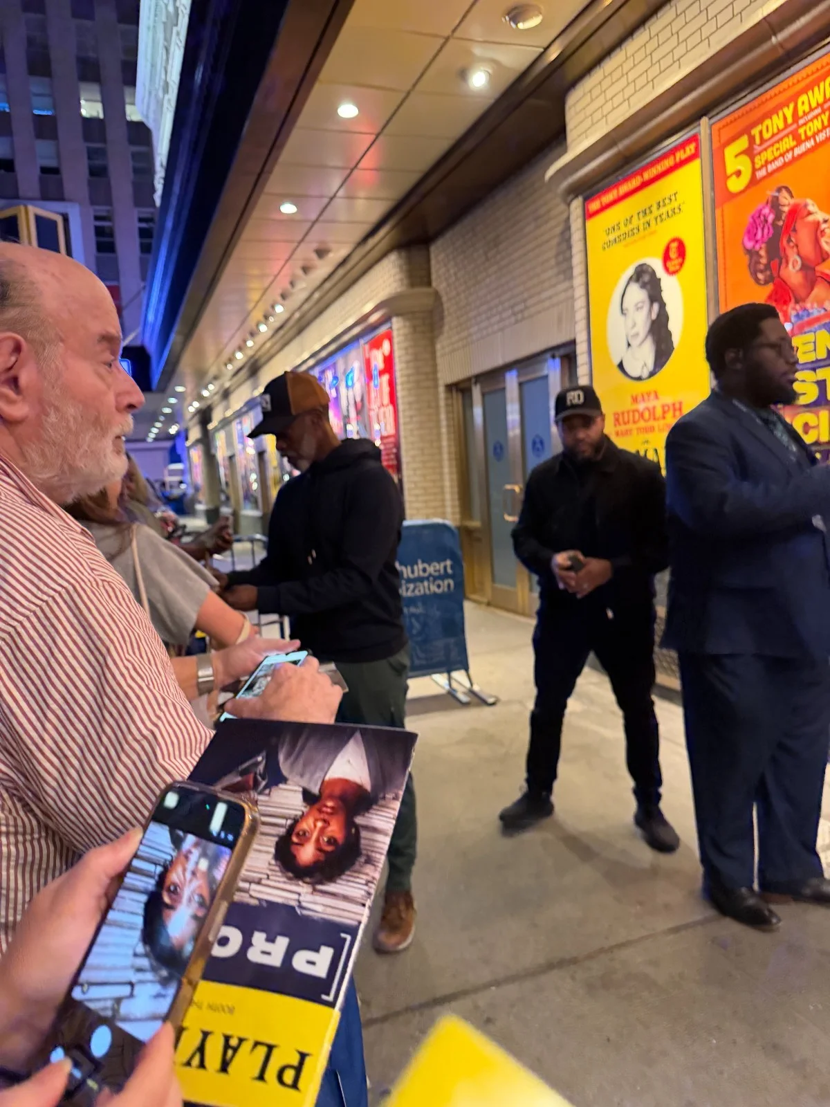 Don Cheadle Ayo Edebiri Proof Cast Signed Broadway Playbill The Bear Marvel, image 4