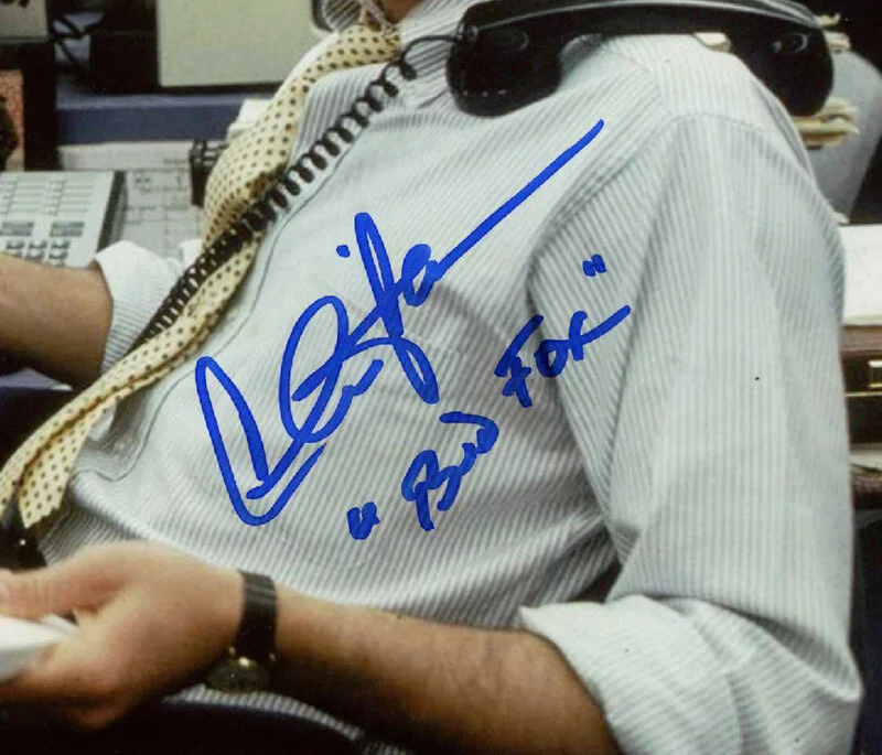 CHARLIE SHEEN SIGNED AUTOGRAPHED 11x14 PHOTO + BUD FOX WALL STREET BECKETT BAS, изображение 2