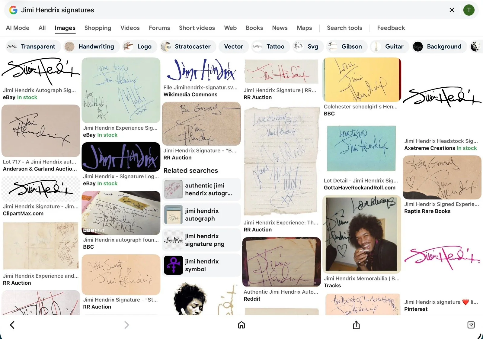 Jimmy Hendrix Signed Paper And Photo, image 3