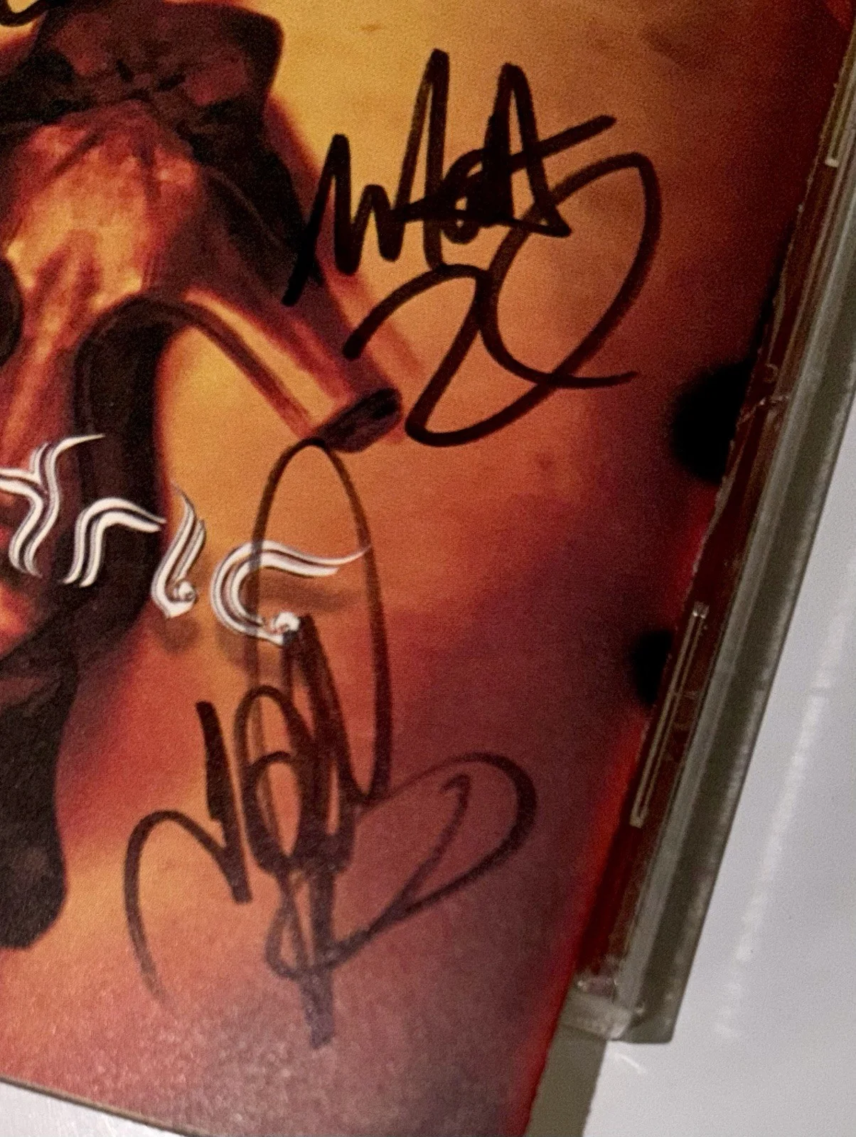 Tantric Double Signed Lot – CD Insert Promo Flat Original Lineup / Hugo Ferreira, image 5