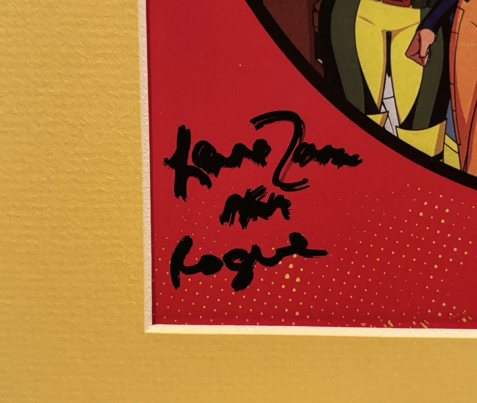 Alison Sealy-Smith, Cal Dodd, Lenore Zann, Mathew Waterson — Marvel X-Men '97 Team Auto Storm Rogue Wolverine Magneto Sunspot Art JSA COA B, изображение 4
