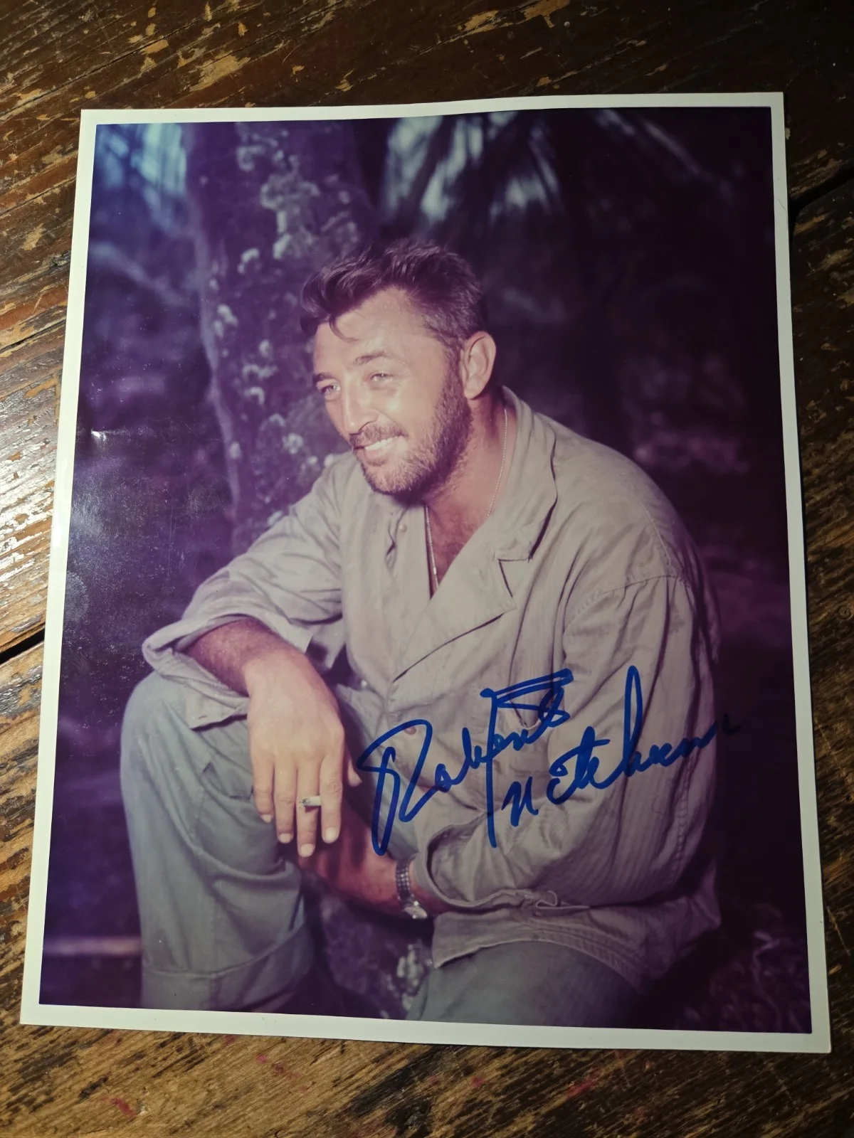 Robert Mitchum — Autographed Robert Mitchum 8x10 Photo Authentic Autograph Great Glossy Picture, изображение 2