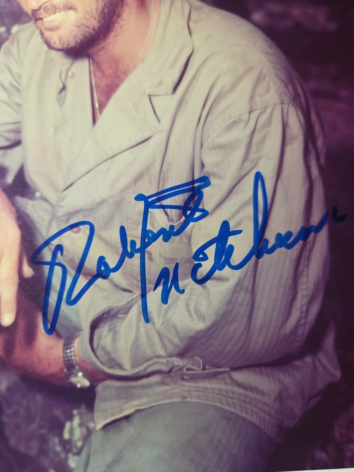 Robert Mitchum — Autographed Robert Mitchum 8x10 Photo Authentic Autograph Great Glossy Picture, изображение 3