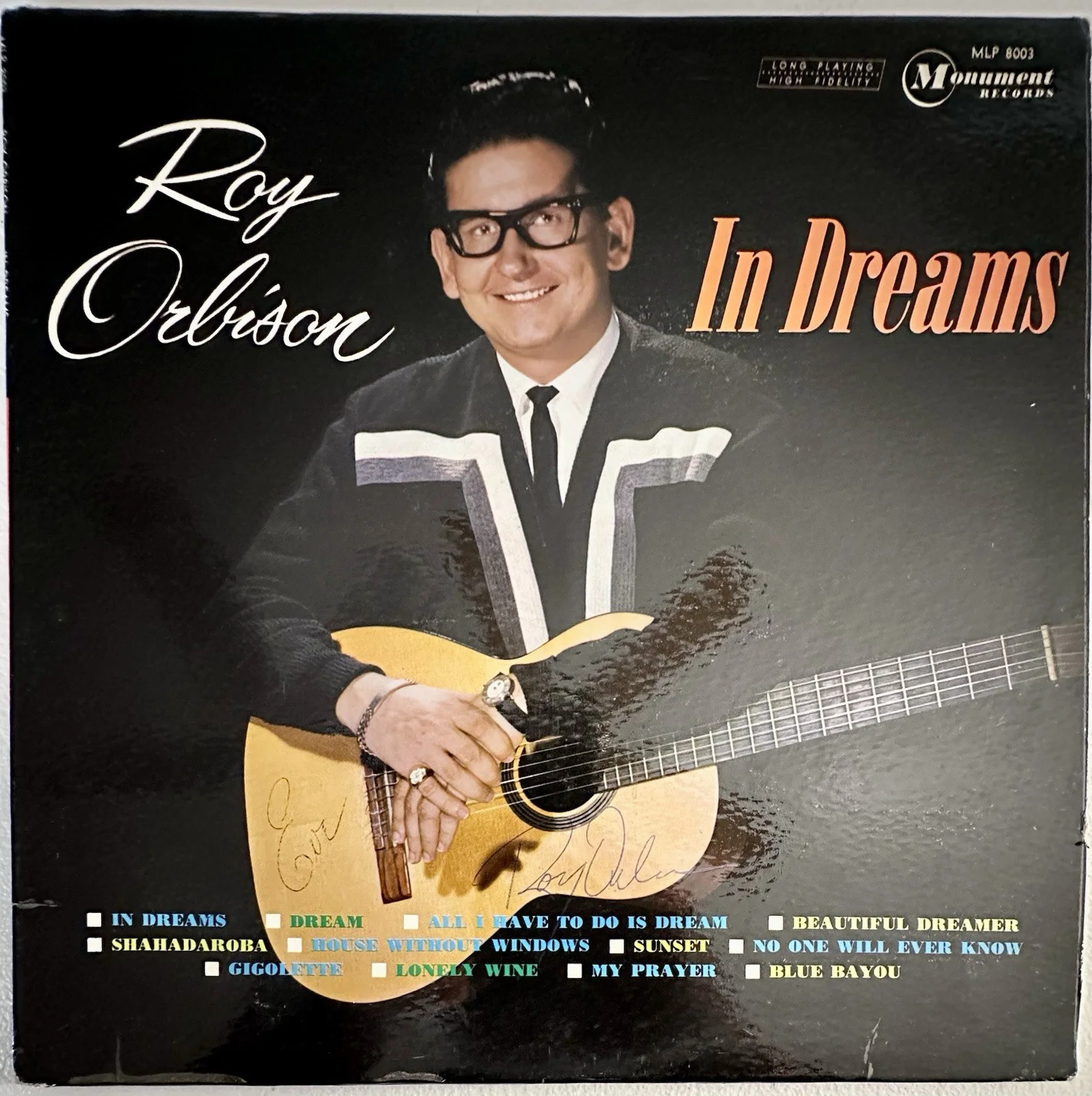 Roy Orbison Signed LP Album, image 3