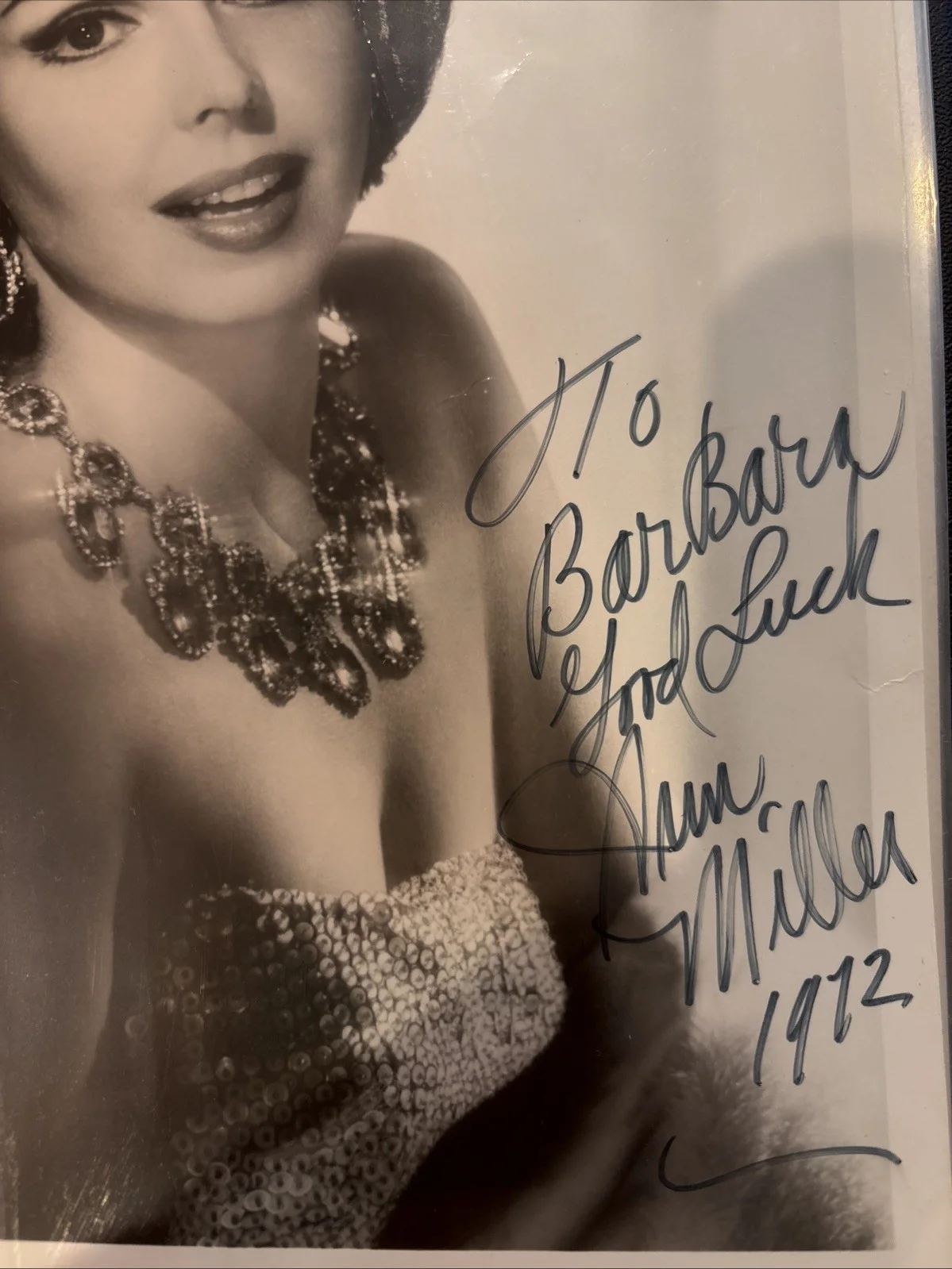 Penelope Ann Miller Signed Black & White 8”x10” Studio Photo, image 2