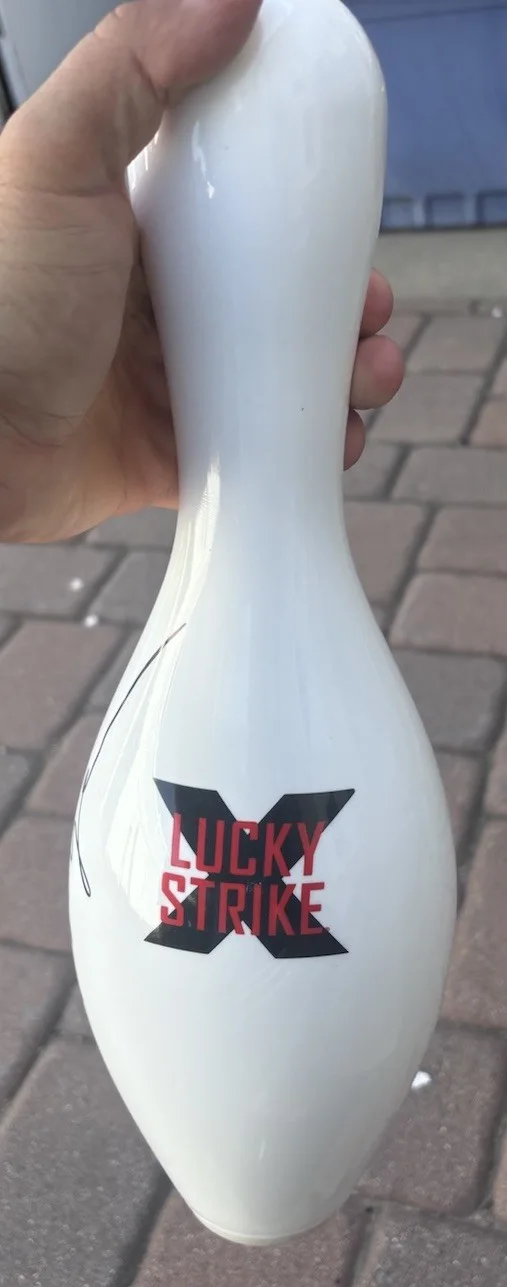 Jeff Bridges Signed Bowling Pin Big Lebowski with proof The Dude, image 3