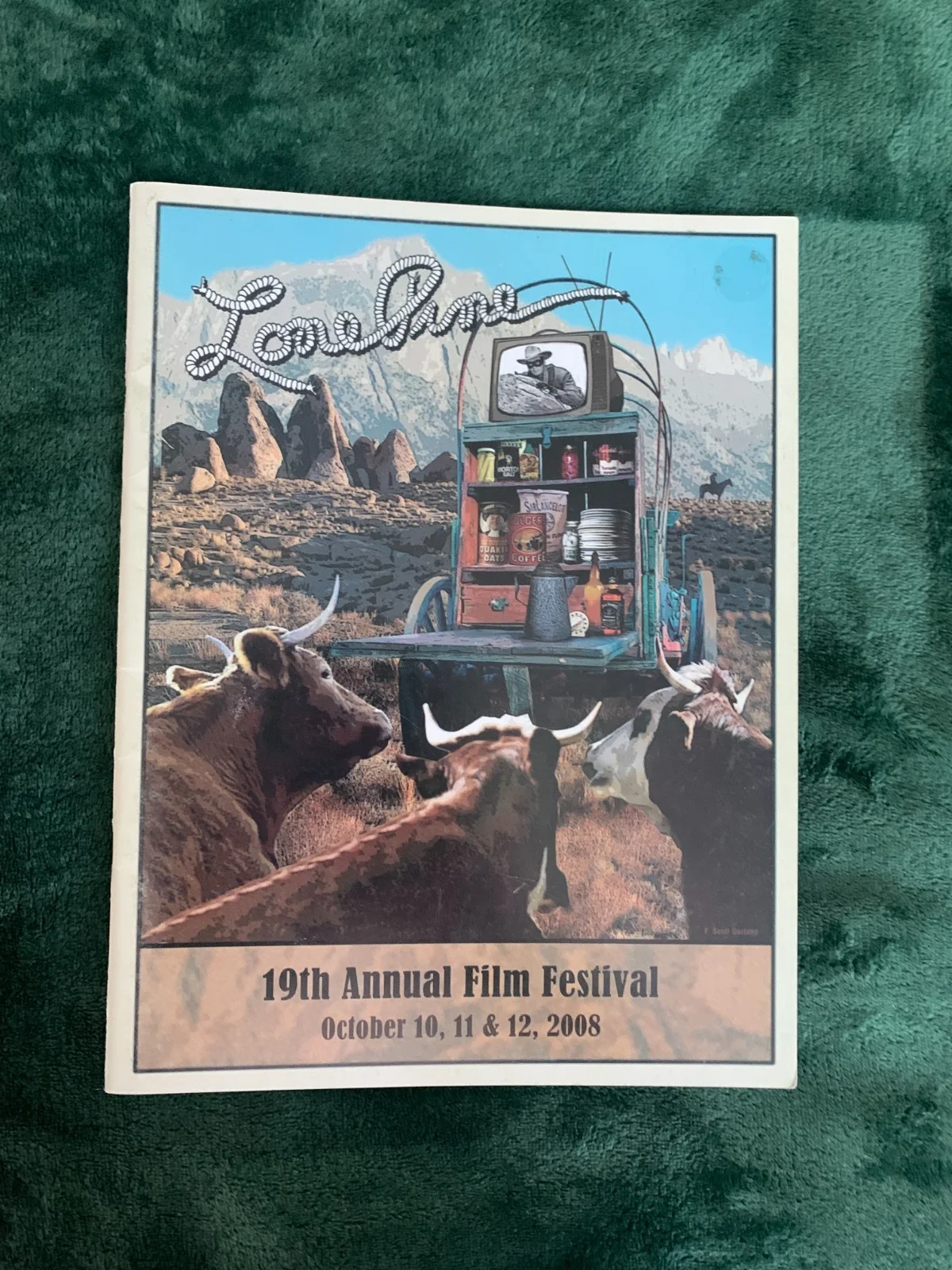 Kevin Bacon — 2008 Vintage Lone Pine film festival program + Kevin Bacon signed photo Tremors, изображение 5