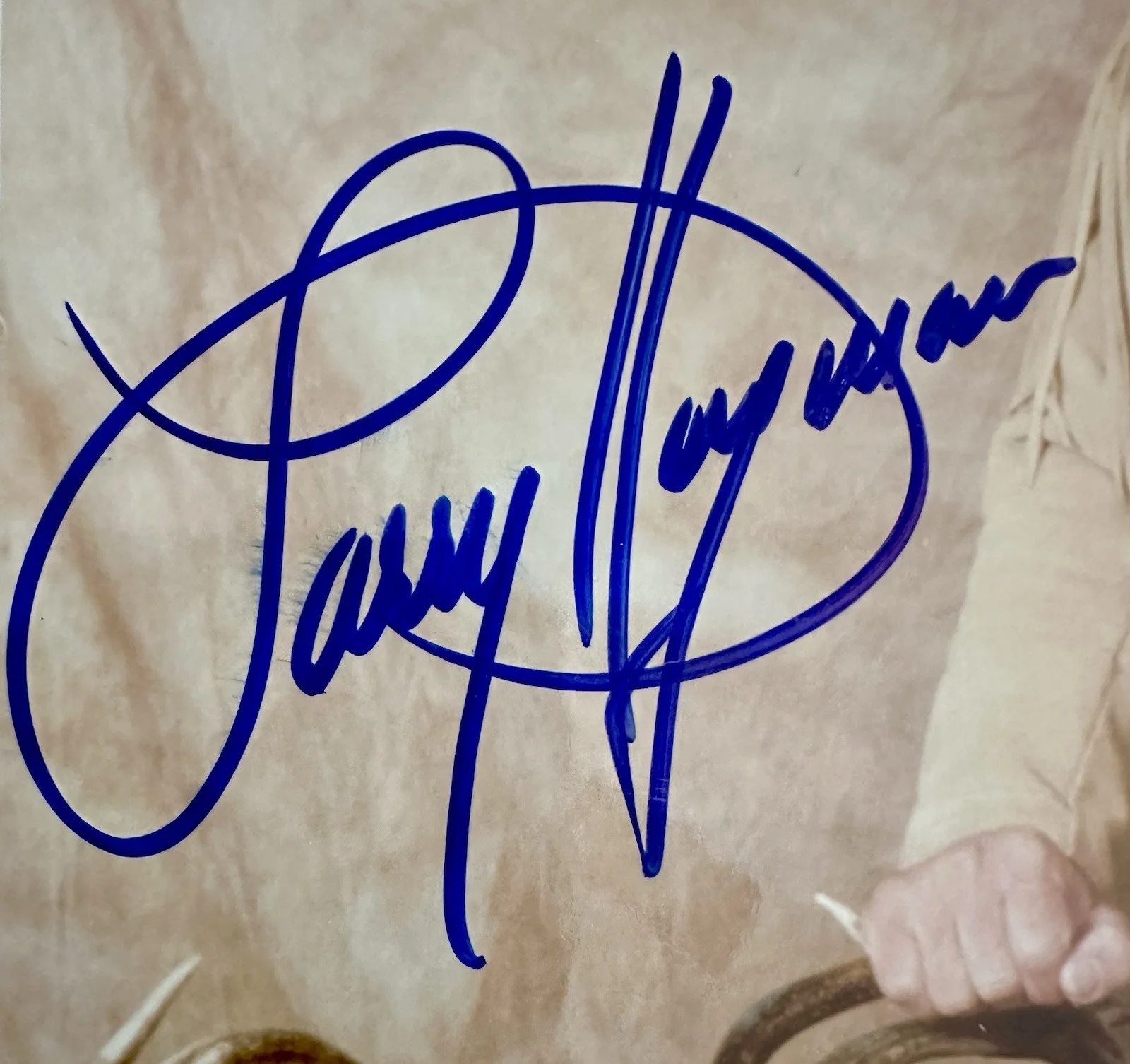 Larry Hagman “Dallas/JR EWING” Signed Photo With COA, image 3