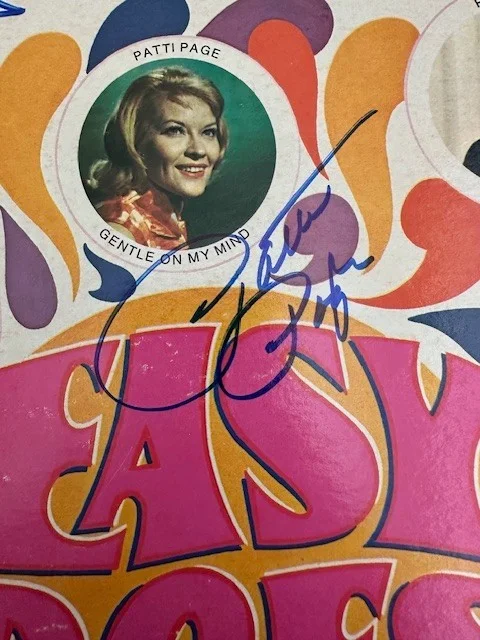Patti Page Jim Nabors Robert Goulet Autographed Album (JSA), изображение 2