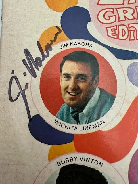 Patti Page Jim Nabors Robert Goulet Autographed Album (JSA), изображение 3
