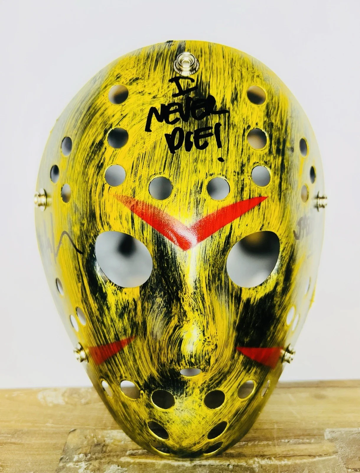 Ari Lehman Signed Jason Mask Camp Killer Friday (Lot of 2) Beckett BAS COA Auto, image 3